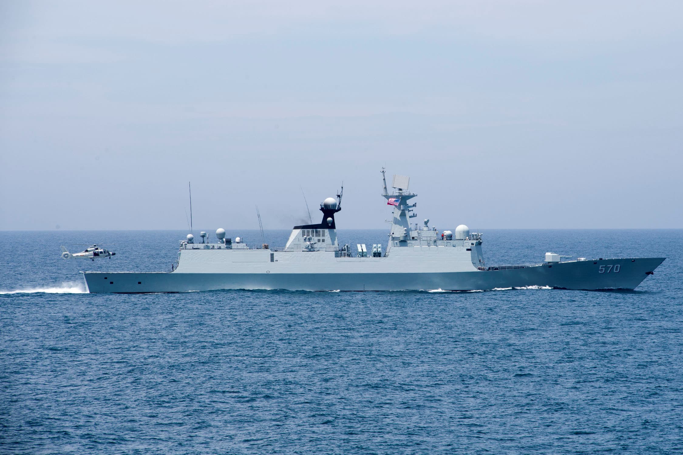 Chinese warship