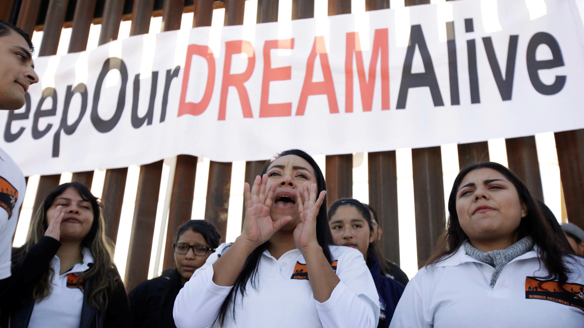 'Dreamers' protest to keep DACA alive