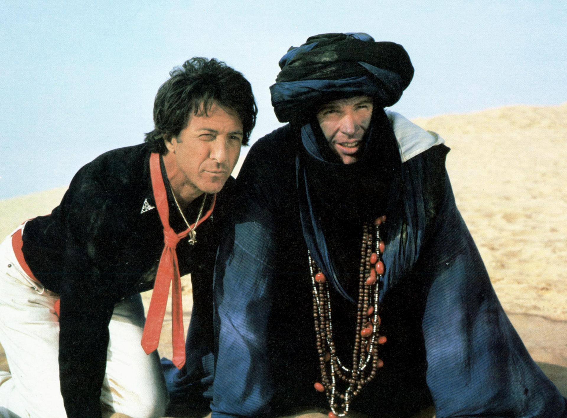 Dustin Hoffman and Warren Beatty in the film “Ishtar.”