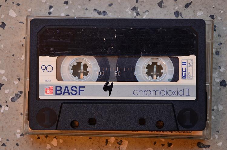 The cassette where “The Most Mysterious Song on the Internet” was found.