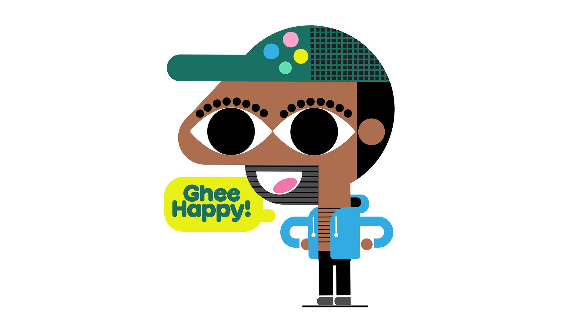 "Ghee Happy" creator