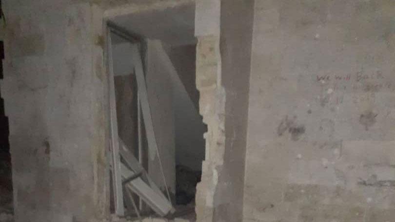A bombed house in Idlib, Syria.