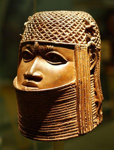 Ancestral head of an oba, or king, from the Kingdom of Benin.