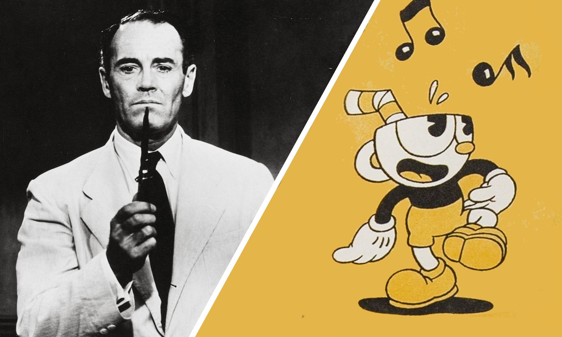 Henry Fonda in “12 Angry Men” and Cuphead.