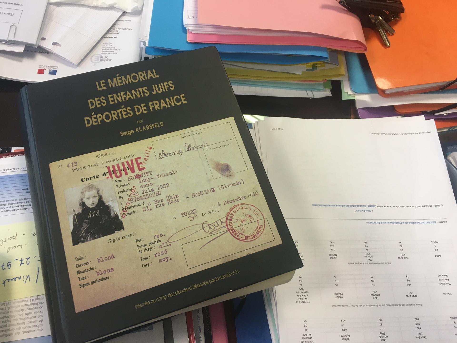 Around 11,400 children were deported from France during the Holocaust. Students at Alliance Pavillons Sous Bois will spend time tracing the history of individual child deportees as part of the school's Holocaust curriculum.