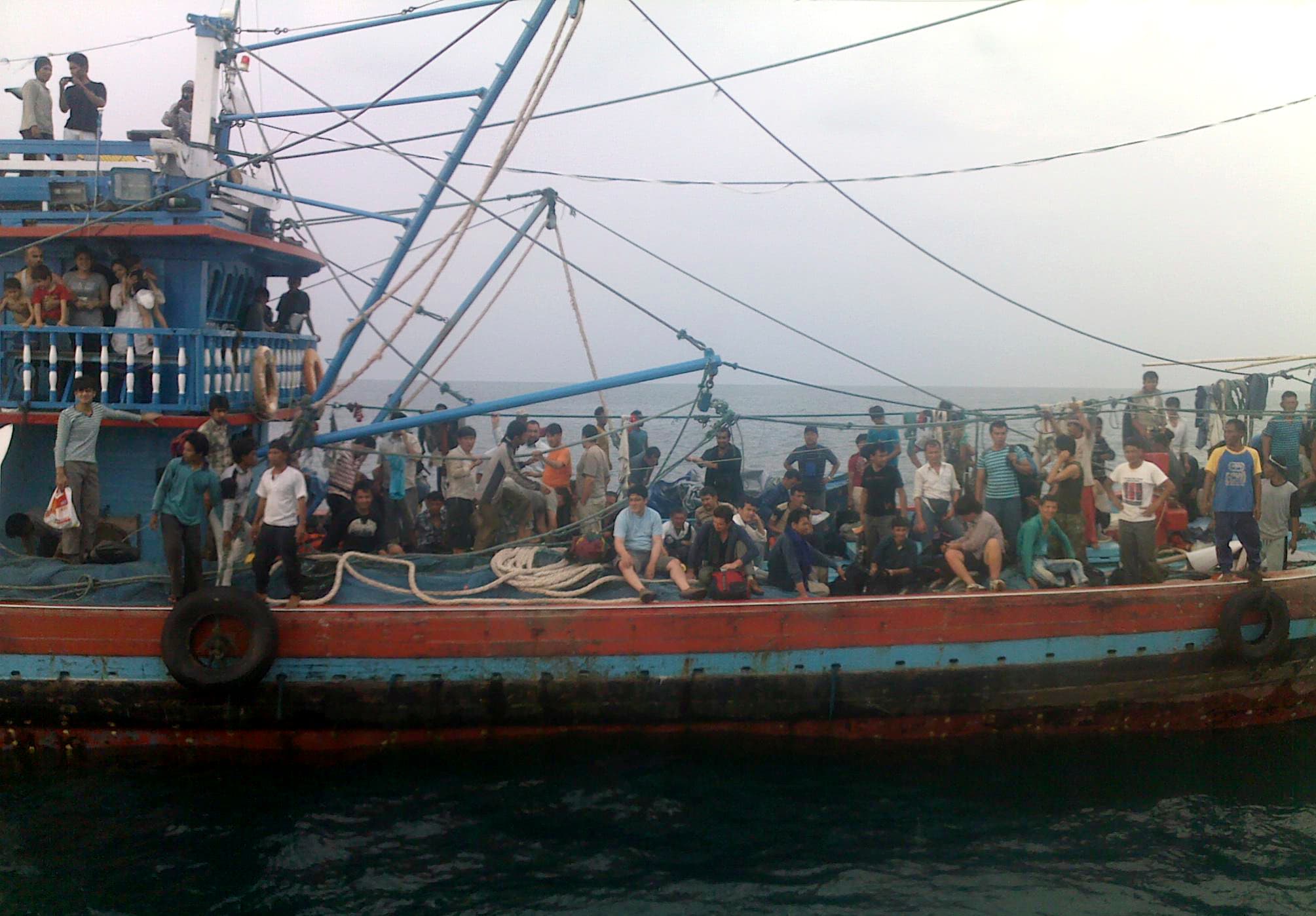 People on a boat