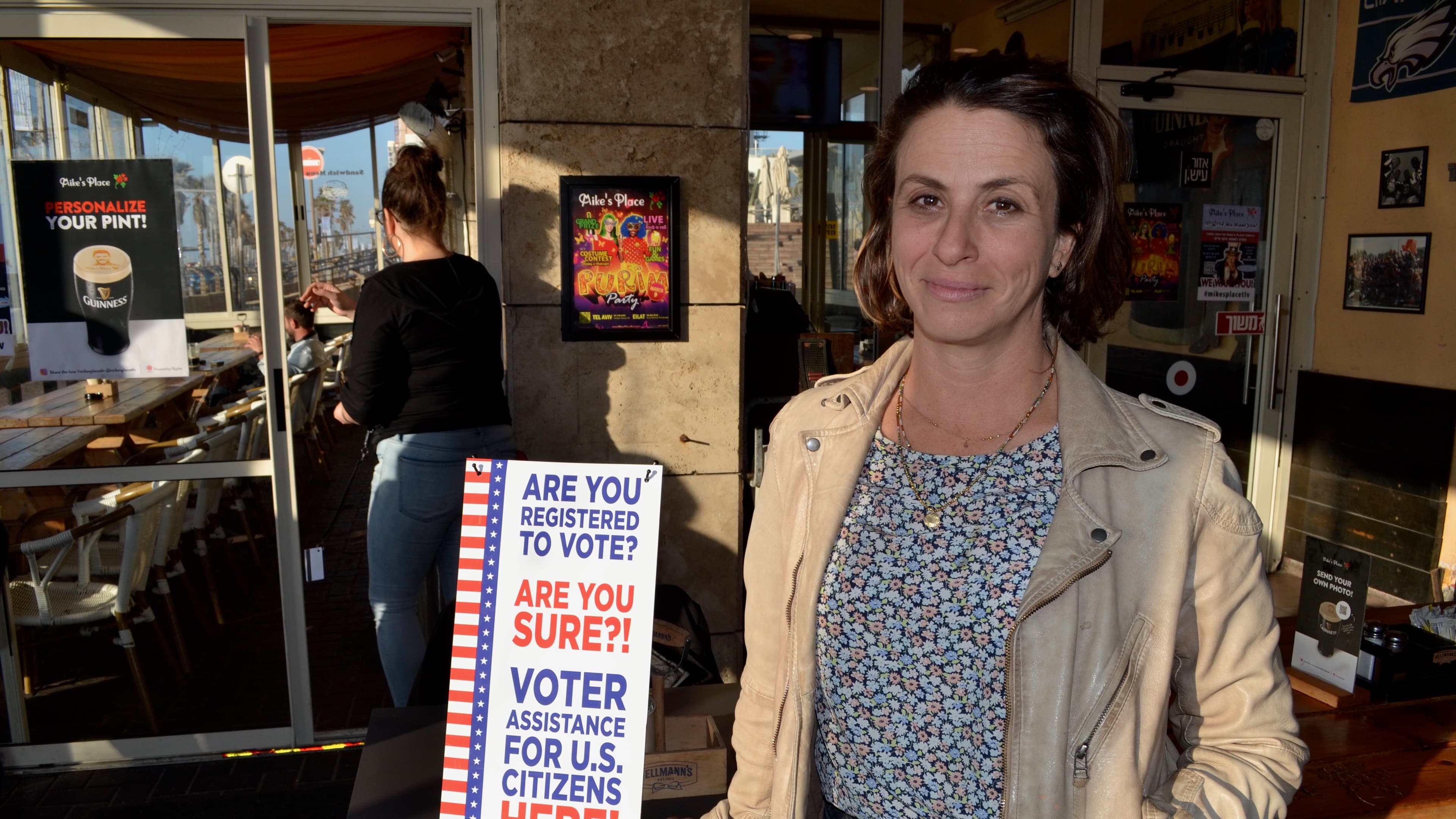 Rachel Gutman says she votes partly because she wants to have a voice on American foreign policy in Israel.
