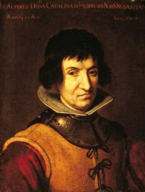 A portrait of a writer/soldier in the style of the Spanish Golden Age