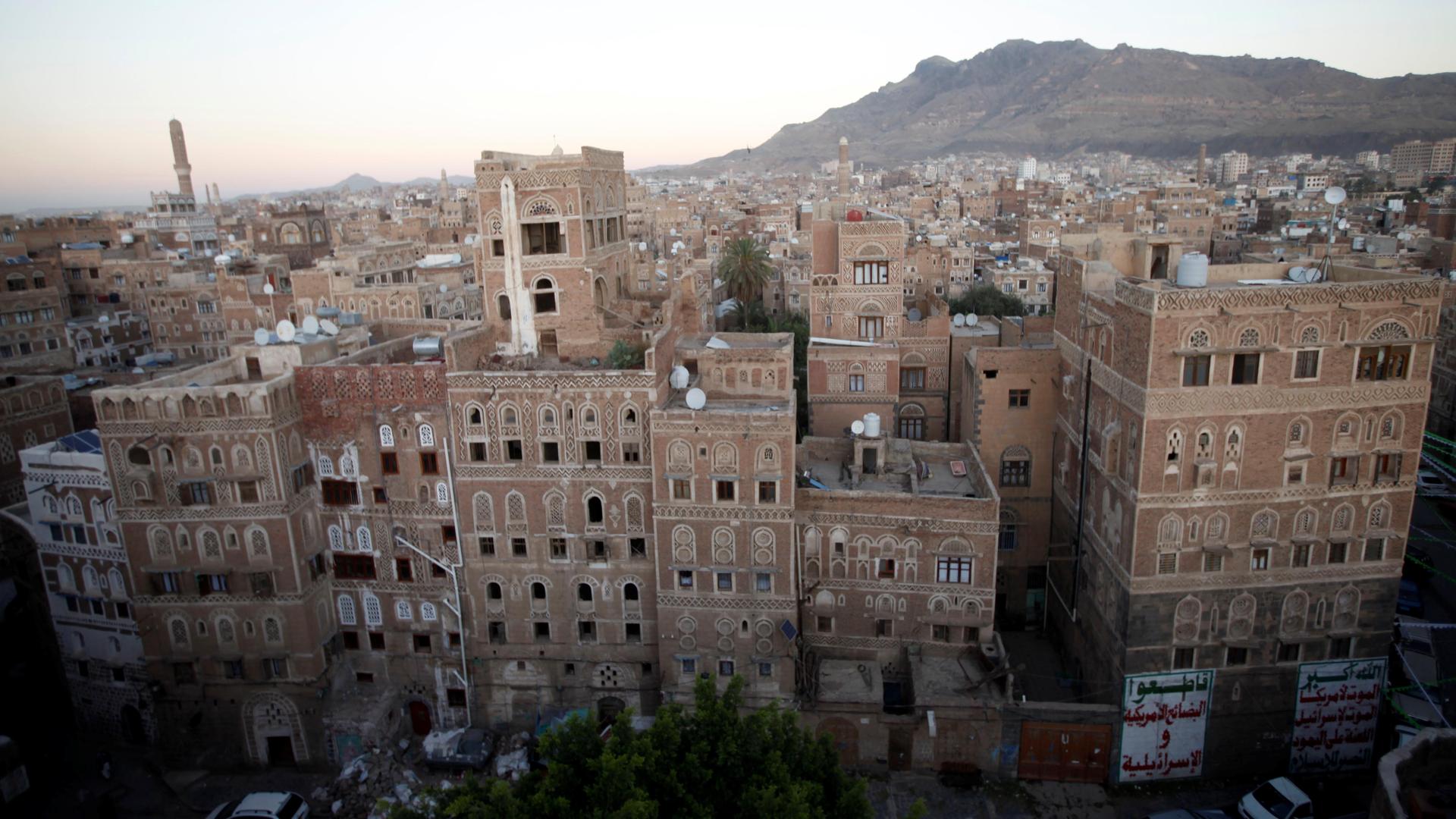 A view of the old quarter of Sanaa, Yemen, November 14, 2018. 