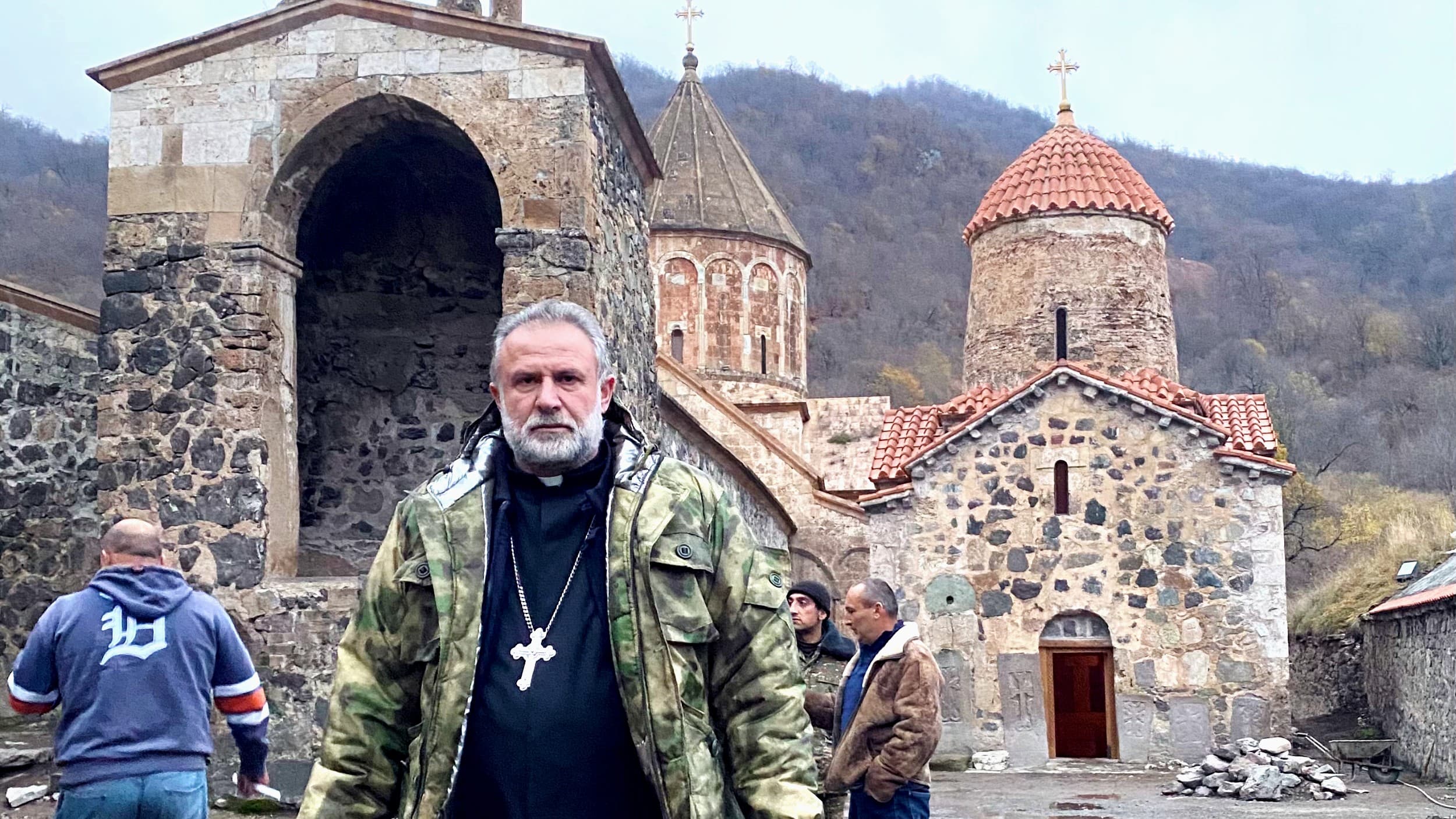 Father Hovhannes Hovhanissyan, abbot of Dadivank monastery in Kelbajar