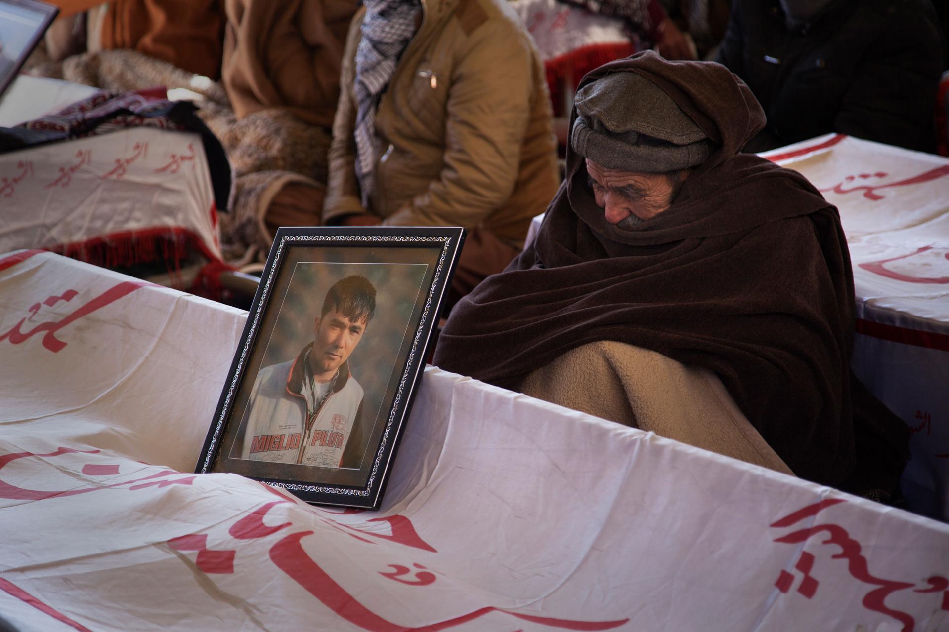 Families of the slain Hazaras staged a sit-in in protest to repeated attacks on their community in Pakistan.