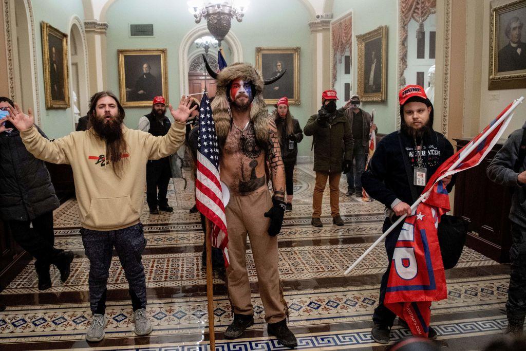 Among the crowd that stormed the U.S. Capitol on Jan. 6 were QAnon supporters.