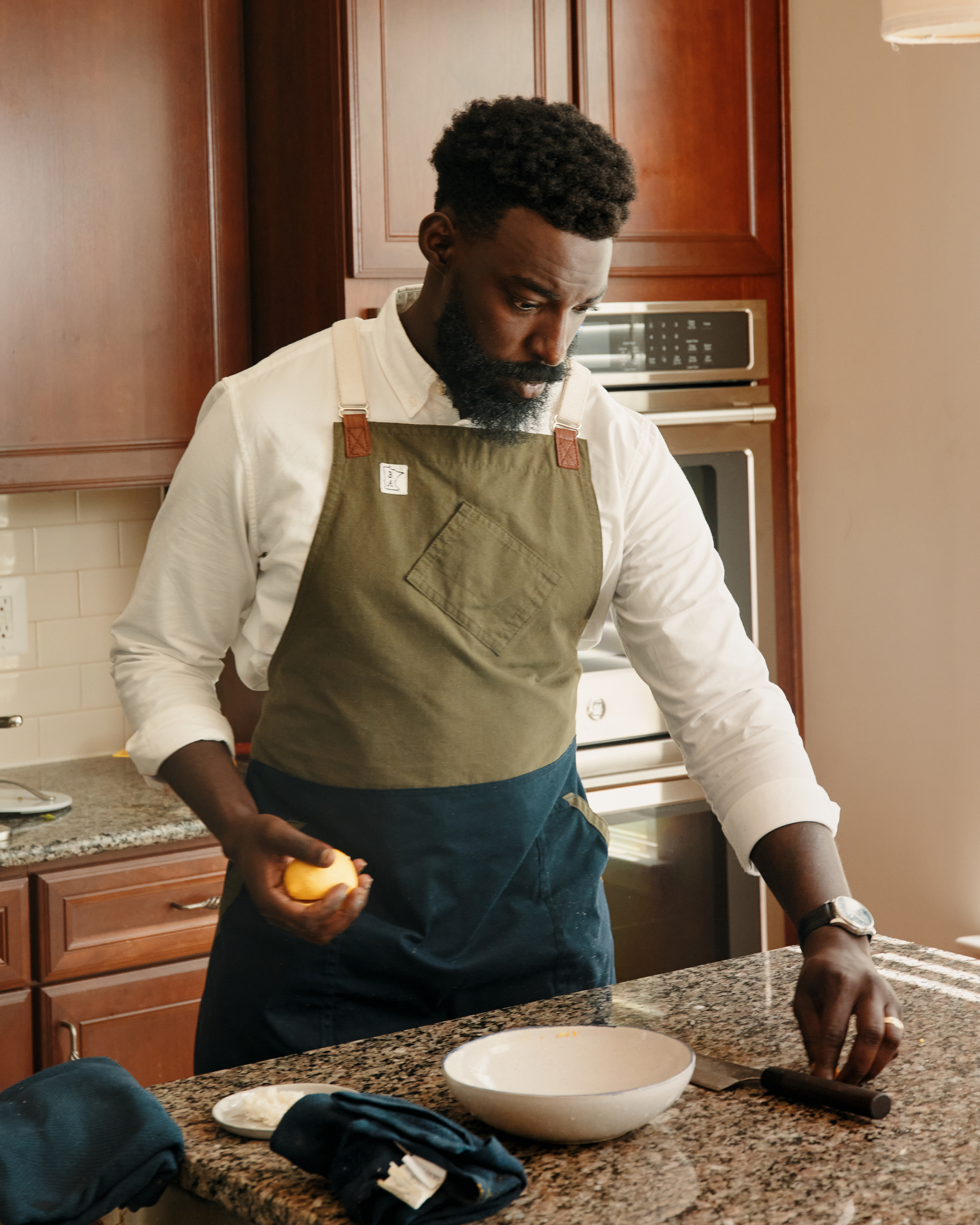 Ghanaian American chef Eric Adjepong is known for incorporating West African cuisine into his dishes.