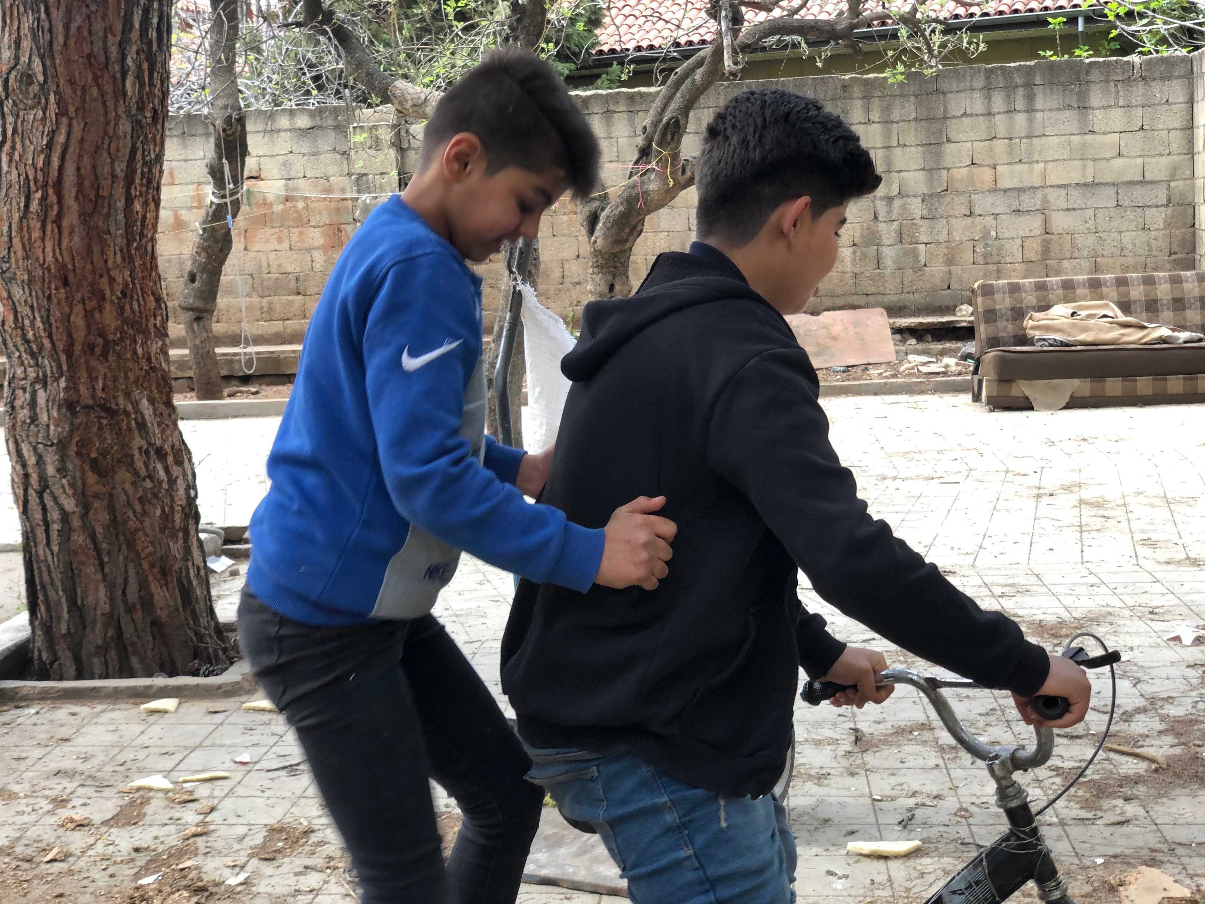 Salim Abdul Ghani has been checking in with Sharifa Riza and her four young sons since the start of the pandemic.