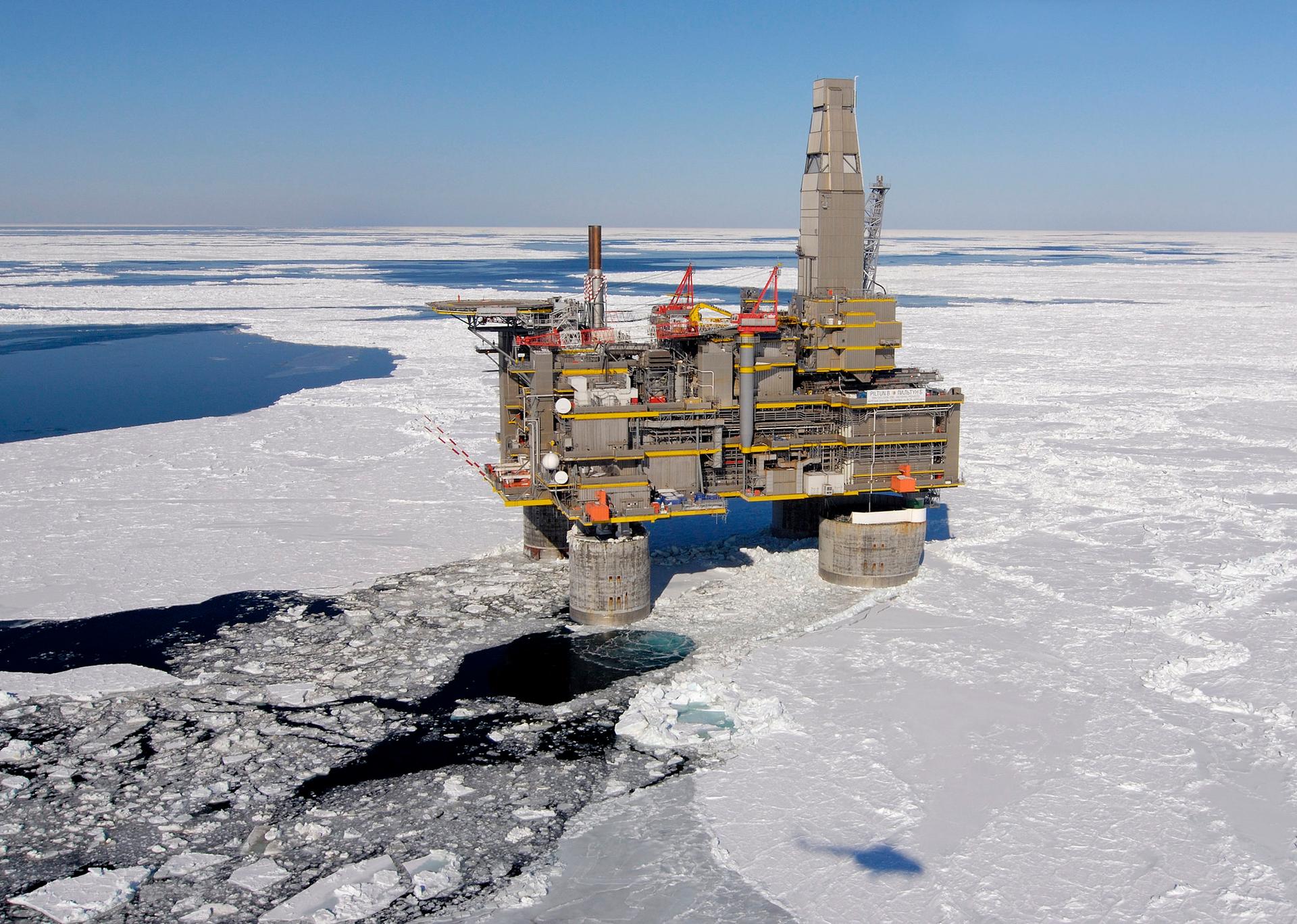 An oil and gas project near Sakhalin Island depends on foreign investment and expertise.