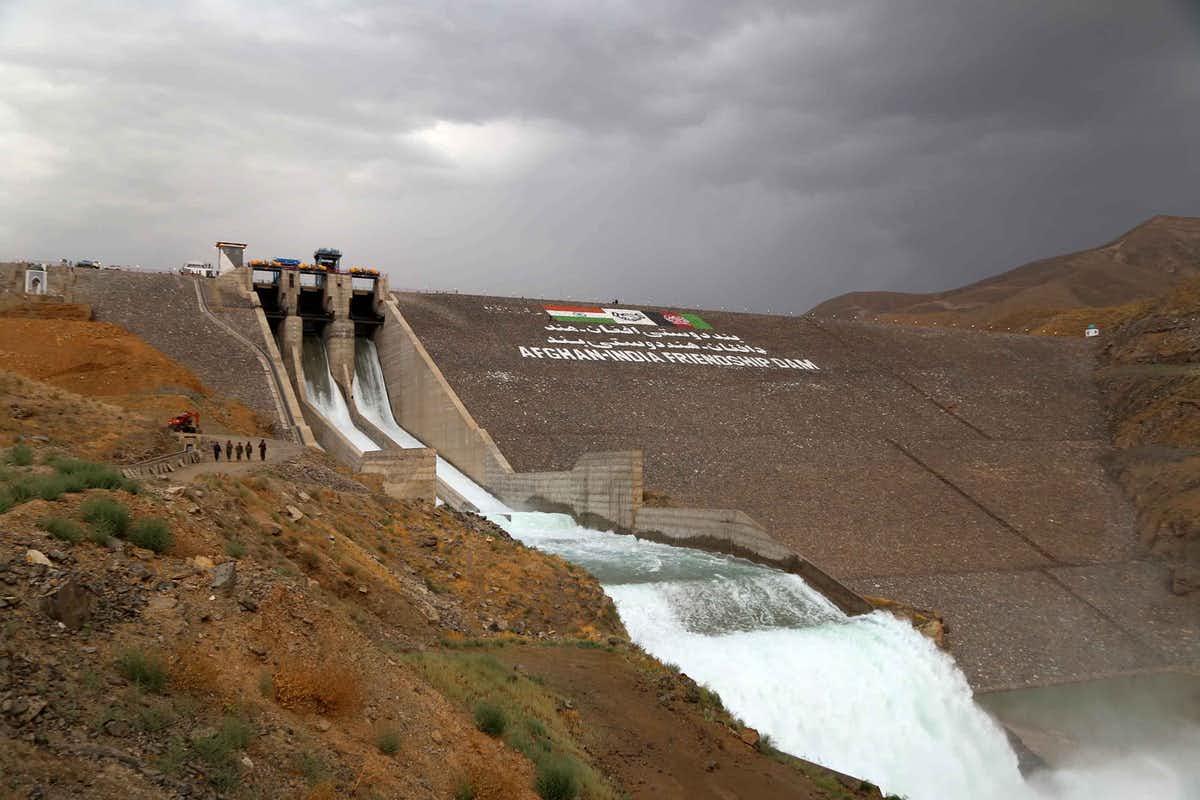 The Afghan-India Friendship Dam in Herat Province, also known as the Salma Dam, opened in 2016. 
