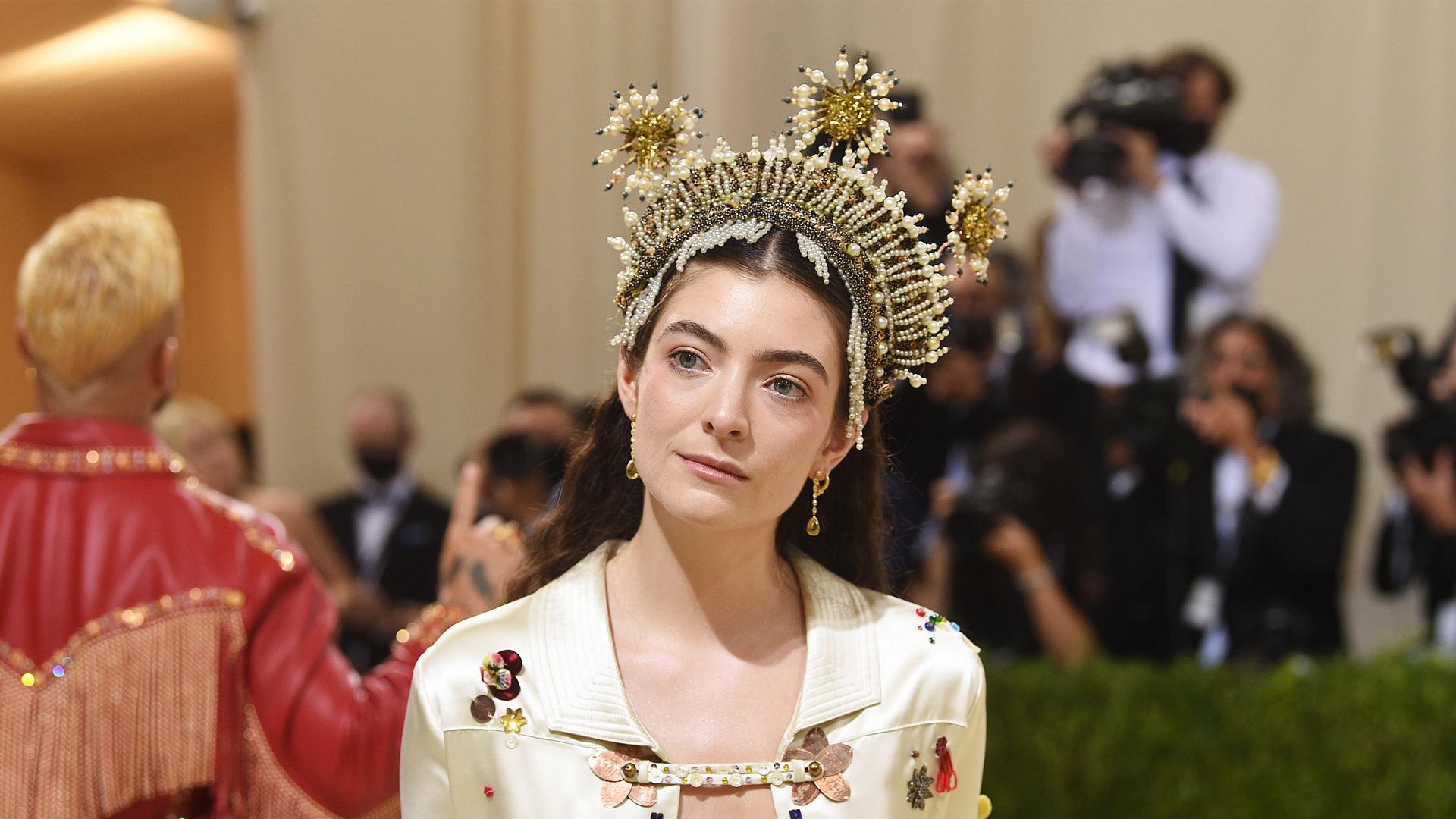 New Zealand singer and songwriter Lorde attends The Metropolitan Museum of Art's Costume Institute benefit gala celebrating the opening of the "In America: A Lexicon of Fashion" exhibition on Sept. 13, 2021, in New York City.