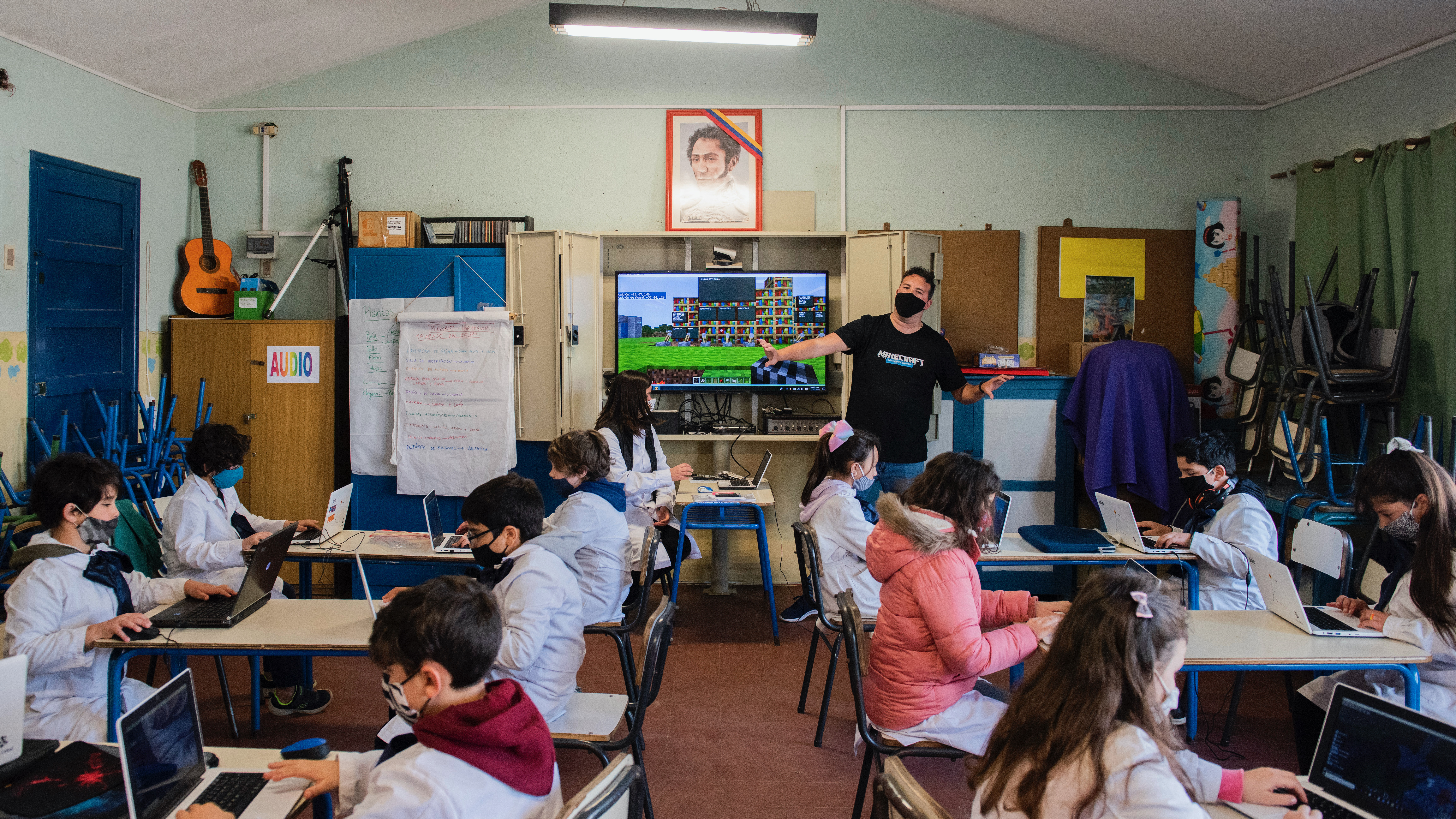 Before the pandemic, each student in the Uruguayan public system already had a personal computer under Plan Ceibal, which started in 2007. 