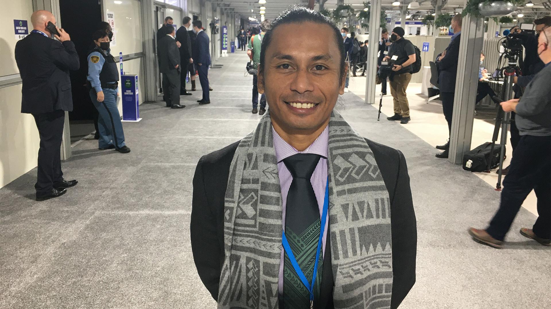 Xavier Matsutaro is a climate negotiator from the islands of Palau.