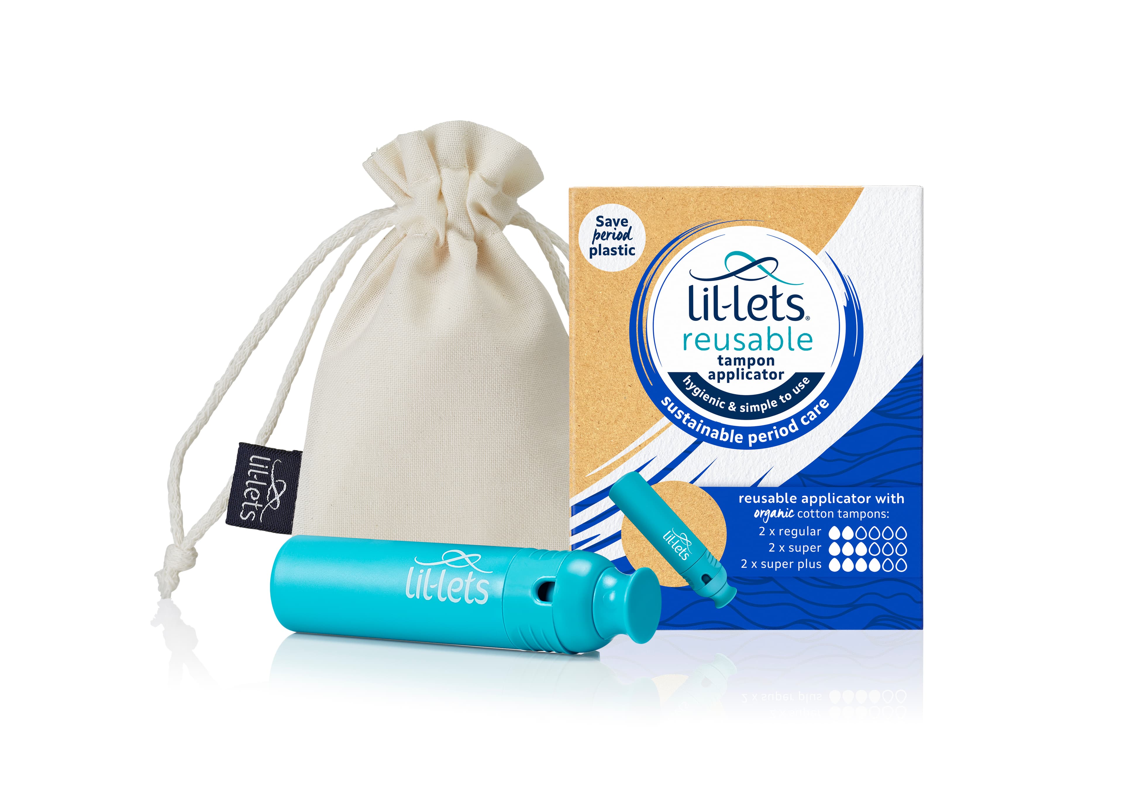 Lil-Lets developed a reusable applicator.