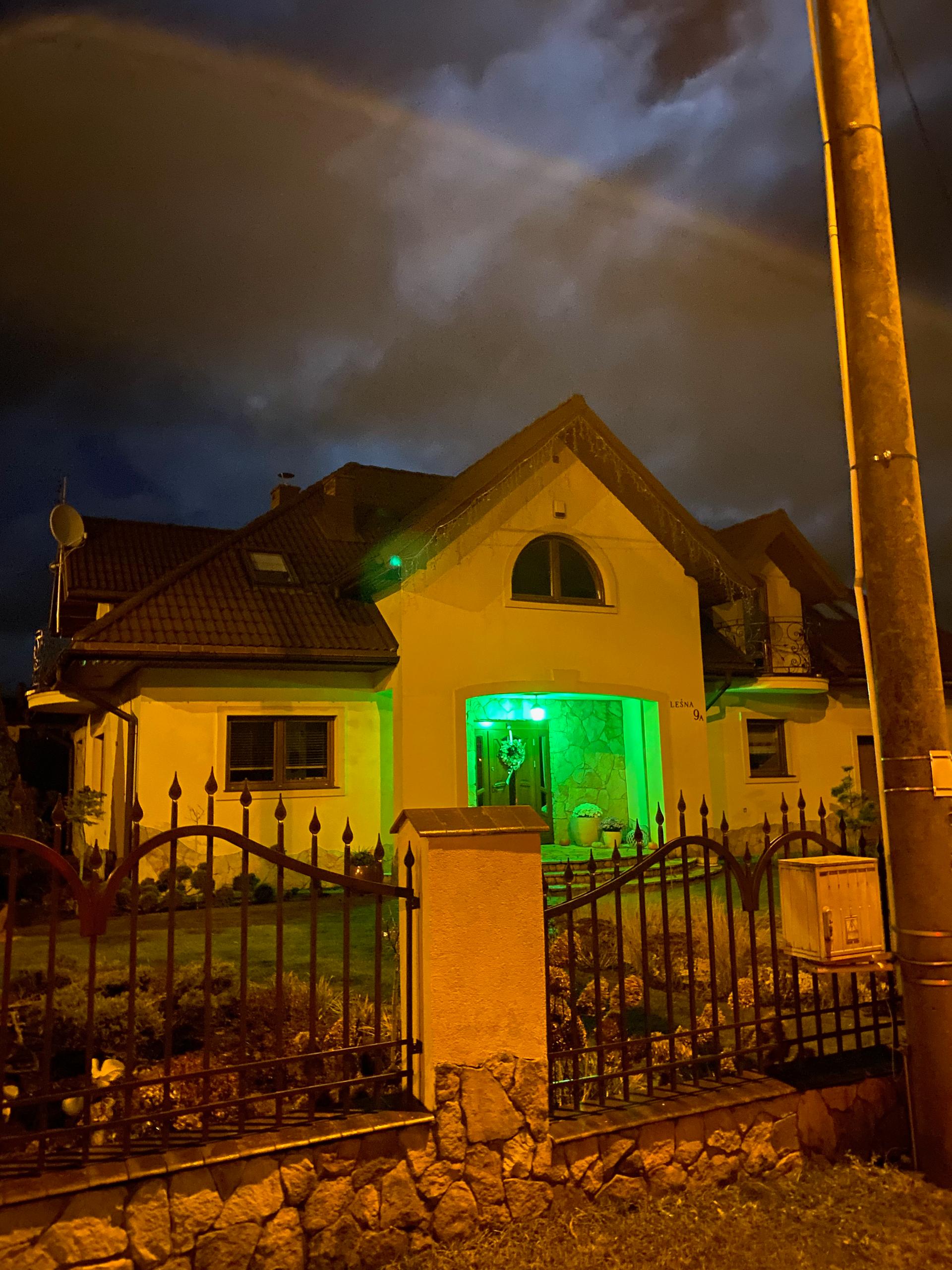 Locals near the Belarusian border have lit green lanterns in their homes to signal to migrants that it is a safe place to seek help