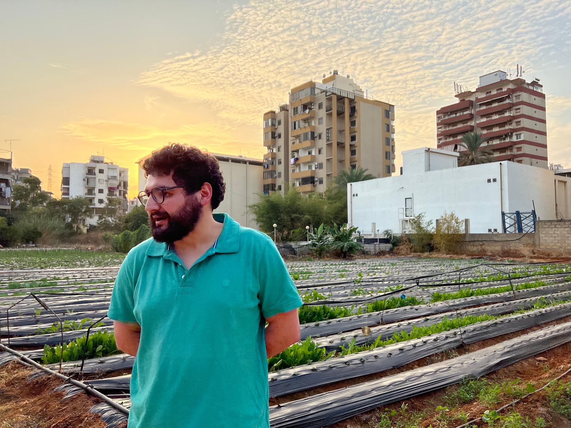 Hanna Mikhael, in Beirut, encourages people to turn to urban farming.