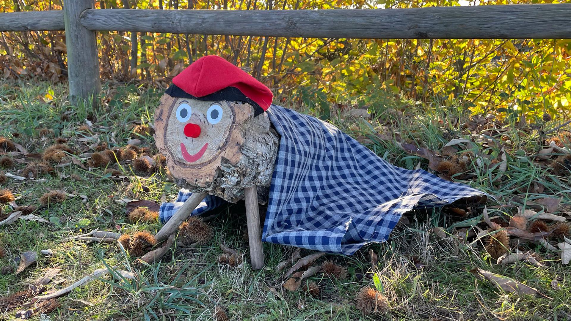 During the month of December, the Tió de Nadal is placed under a blanket and fed every night. On Christmas Eve, he "poops" out presents.