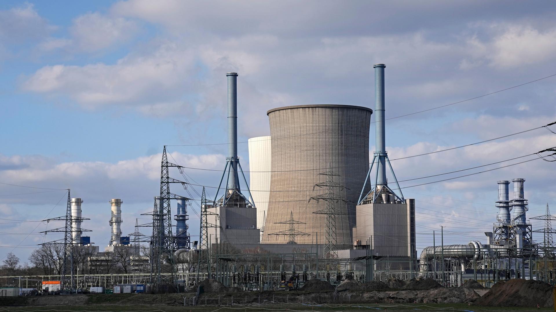 A natural gas power plant of RWE AG in Lingen, Germany