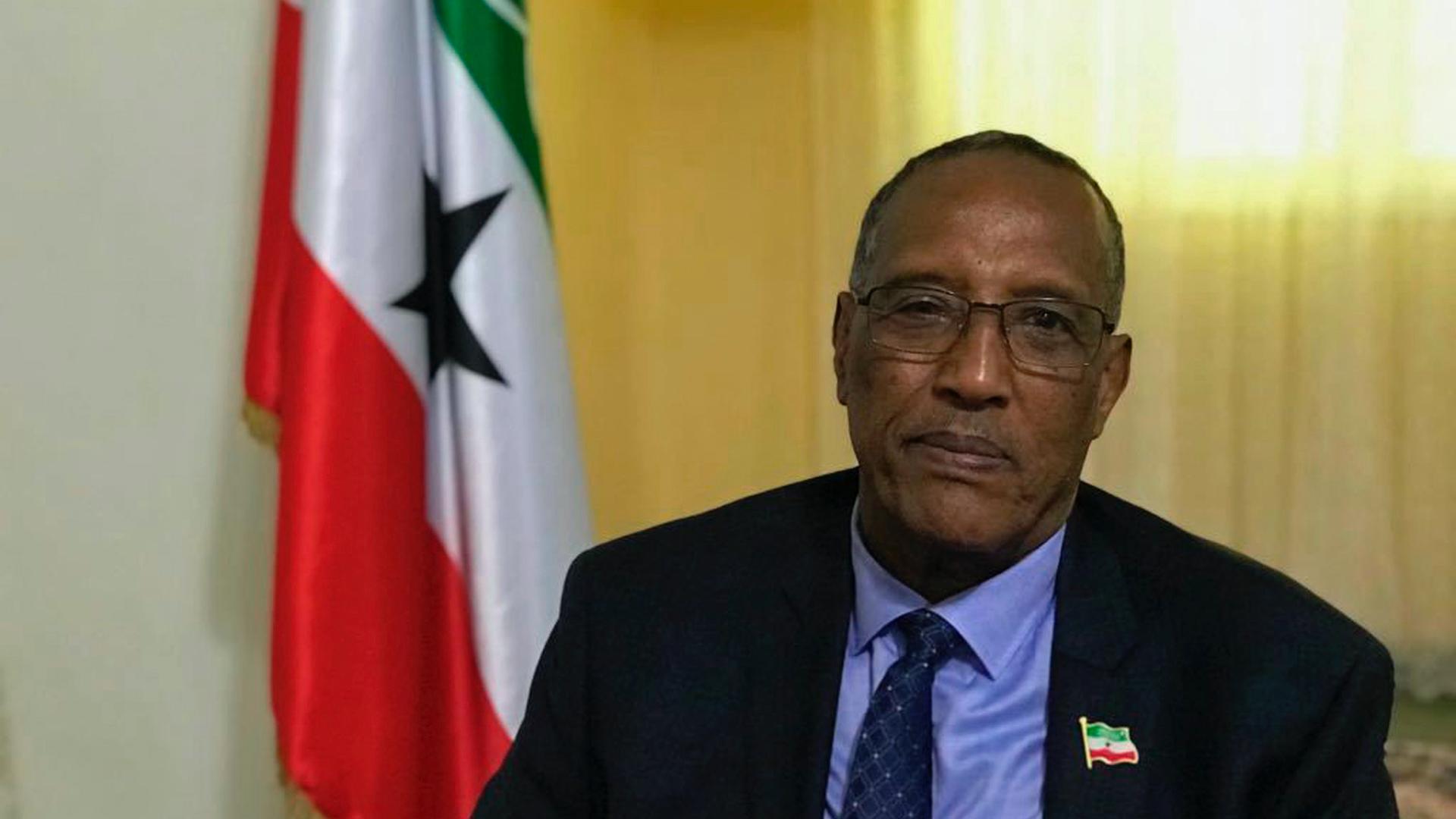 headshot of the president of somaliland