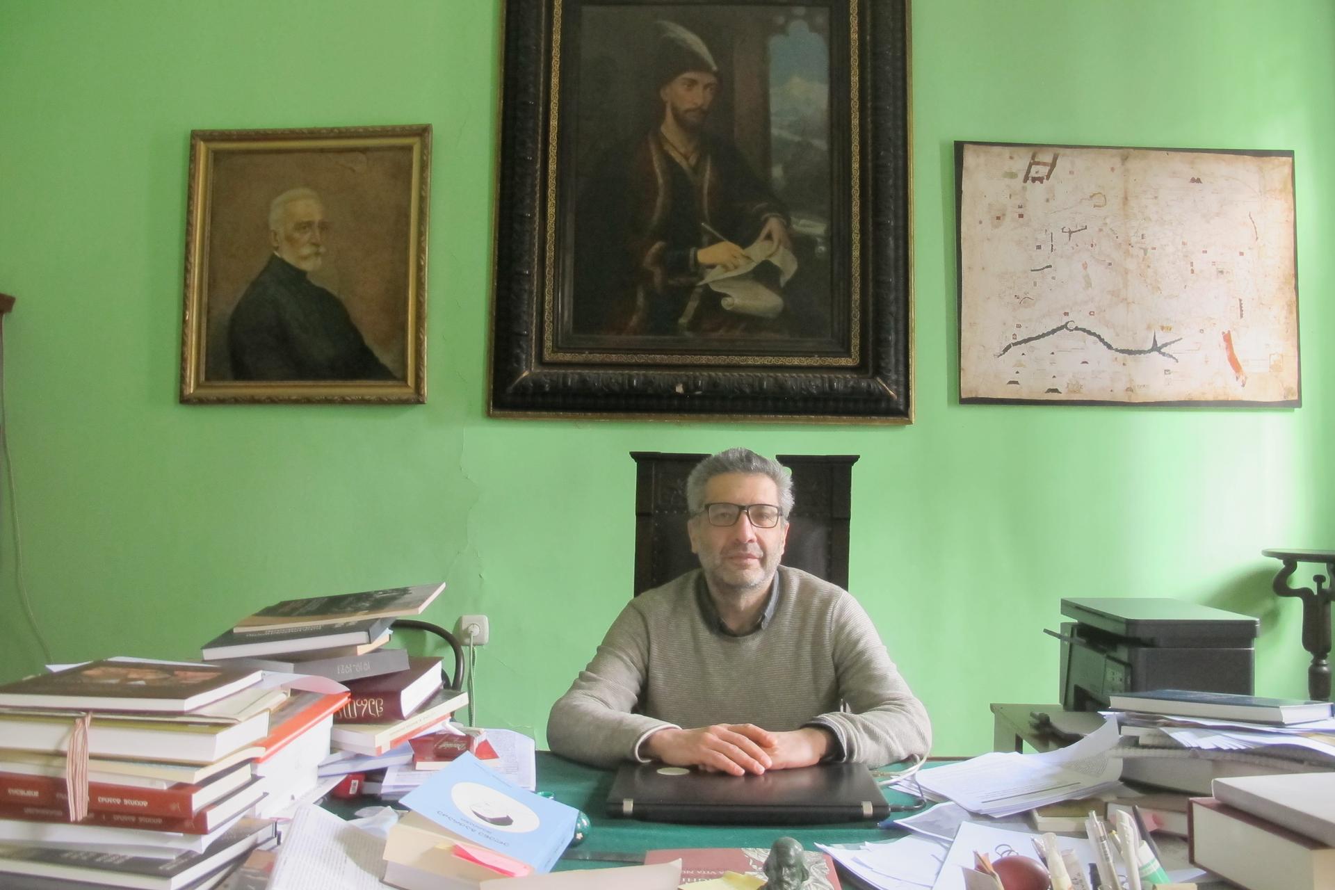 Lasha Bakradse, the director of the State Museum of Georgian Literature, was on a commission to improve the Stalin Museum in Gori, Georgia.