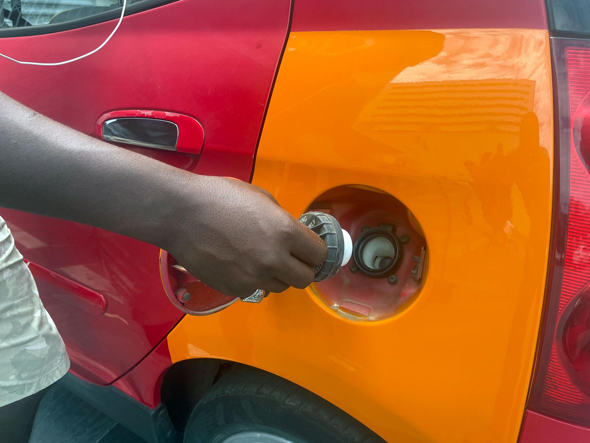 Due to surging oil prices, filling up a tank of gas can cost $6.25 a gallon in Ghana.