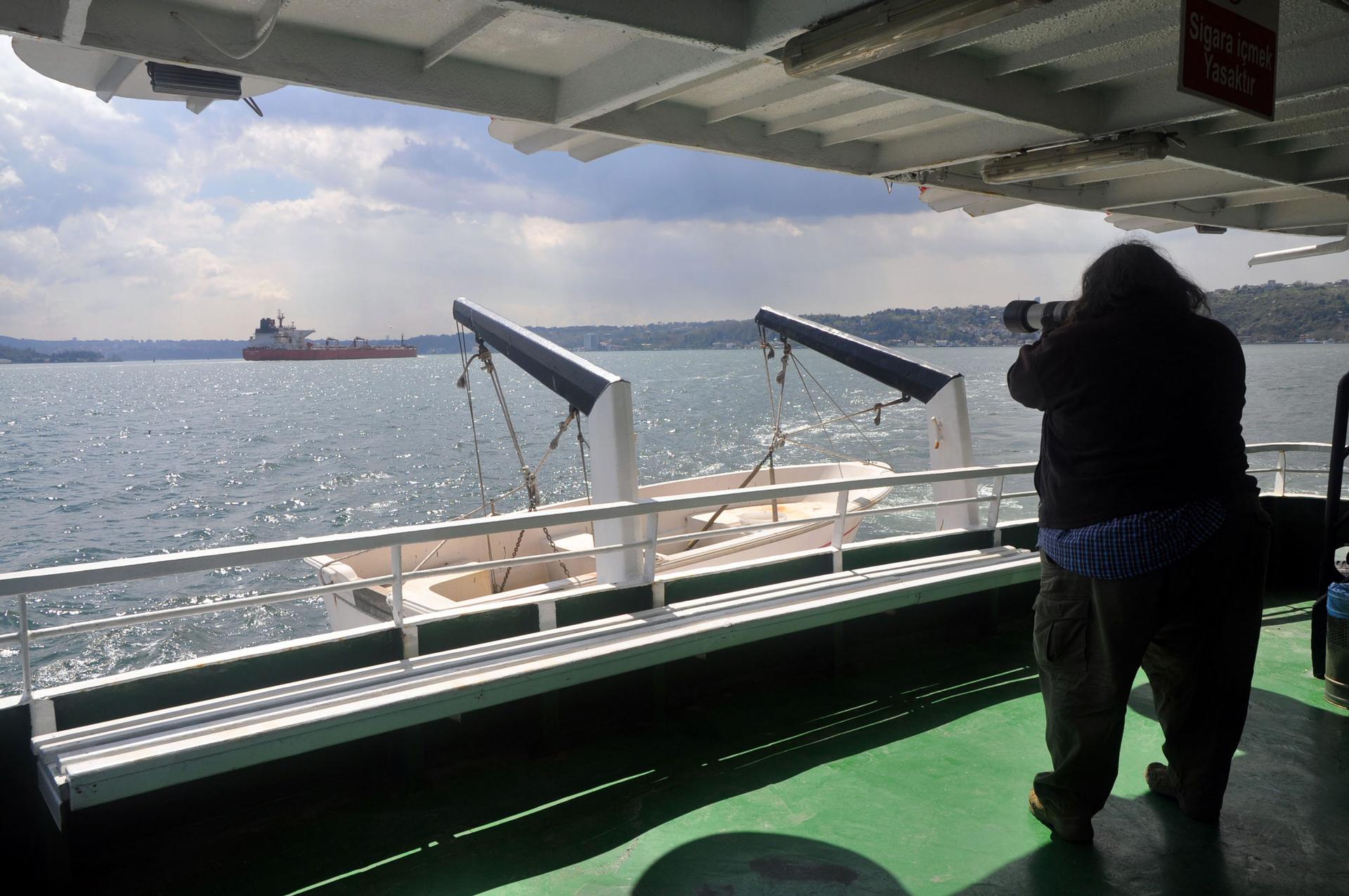 Yörük Işık, an independent Istanbul-based geopolitical analyst, is among a small group of ship watchers —  some hobbyists, some professionals — who observe ship traffic in Turkey’s Bosphorus Strait. 