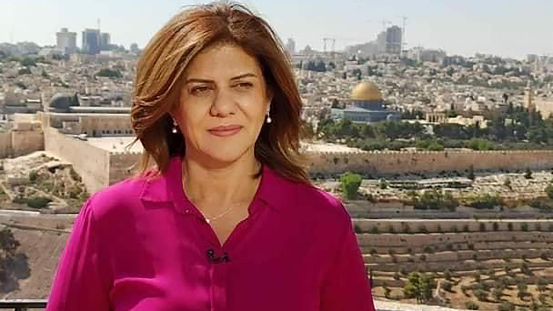 Shireen Abu Akleh, a journalist for Al Jazeera network who was shot and killed in Jenin