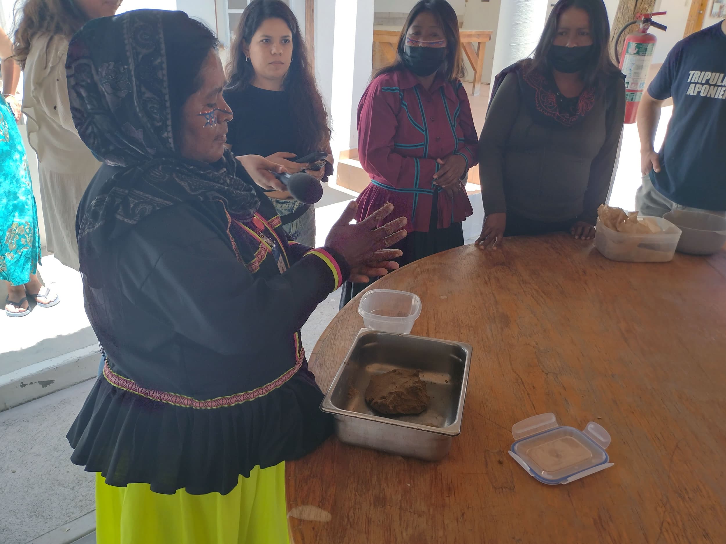 Laura Molina, who is Comcáac, remembers how her mom made tortillas out of flour ground from eelgrass seeds
