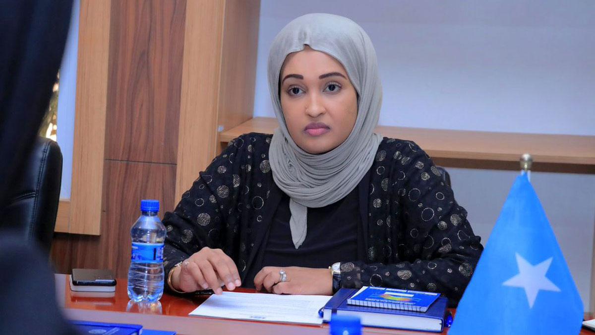 Khadija Mohamed al-Makhzoumi is Somalia's first environment and climate change minister. 
