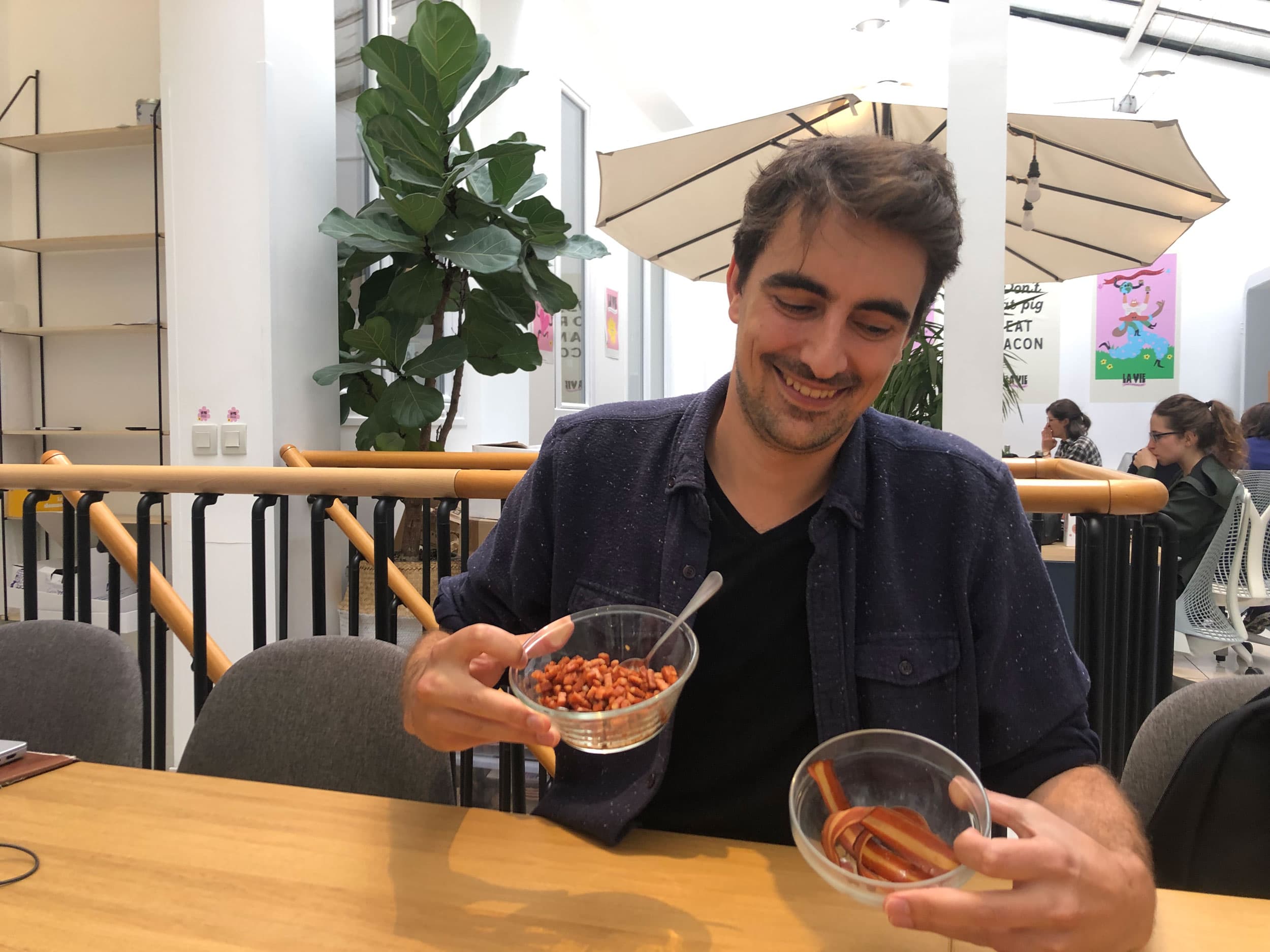 Nicolas Schweizer, 35, has been vegan for about a year now and founded La Vie, a plant-based startup hoping to revolutionize vegan meat.