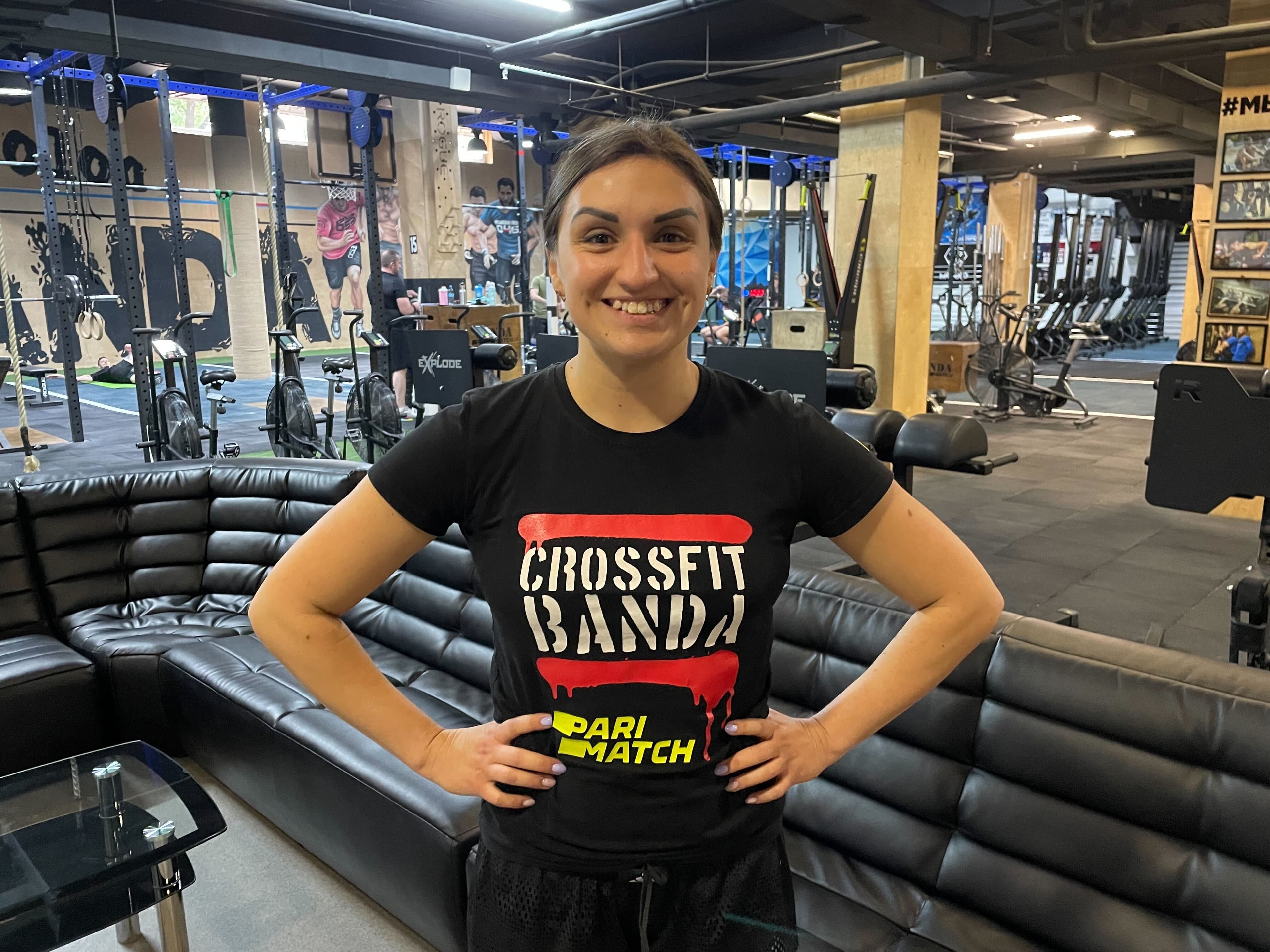 woman in gym