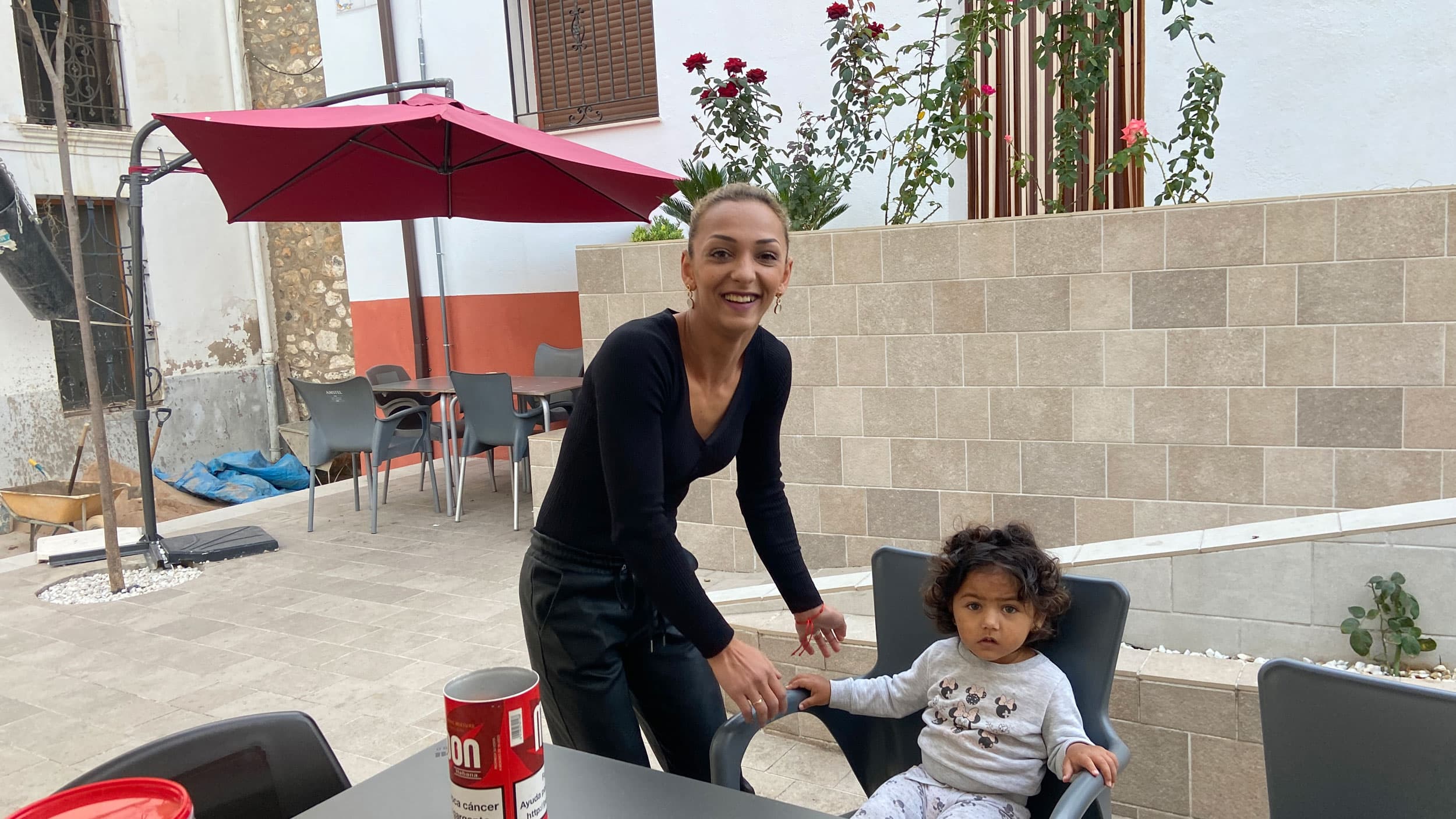 Ayona Halili moved to Argelita with her husband and kids after the town sent out a call for immigrants. They’re refugees from Albania.