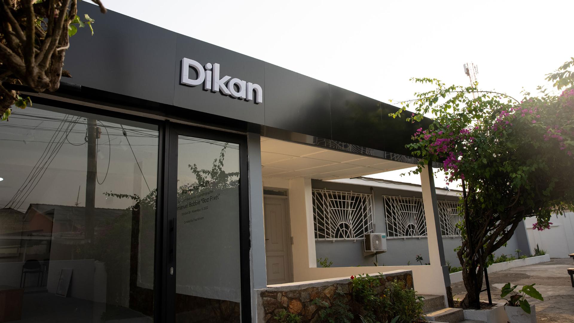 The exterior of the newly opened Dikan Center for photography in Accra, Ghana.