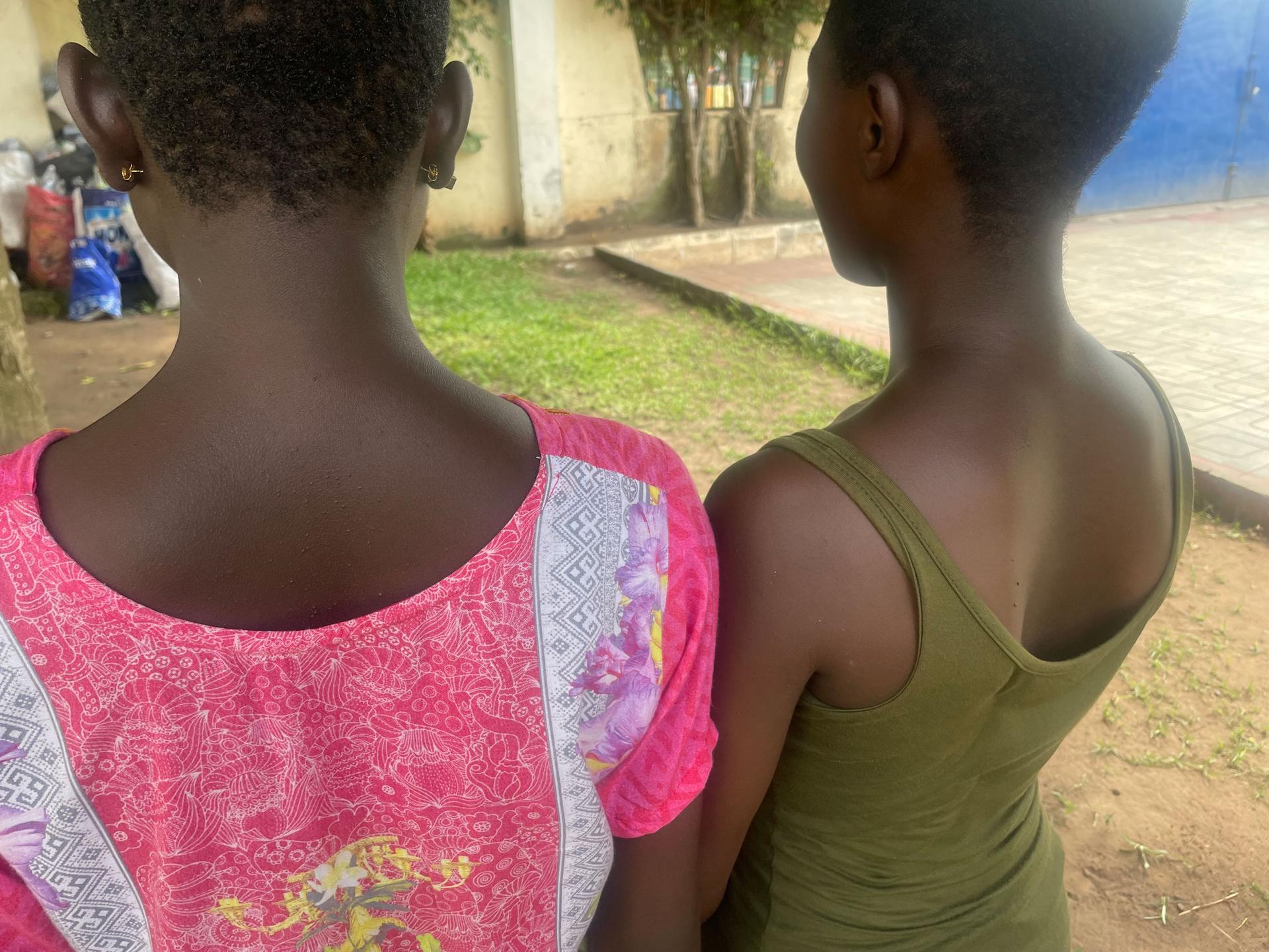 Isabel and Rejoice are both orphans living with HIV at the Motherly Love Orphanage.