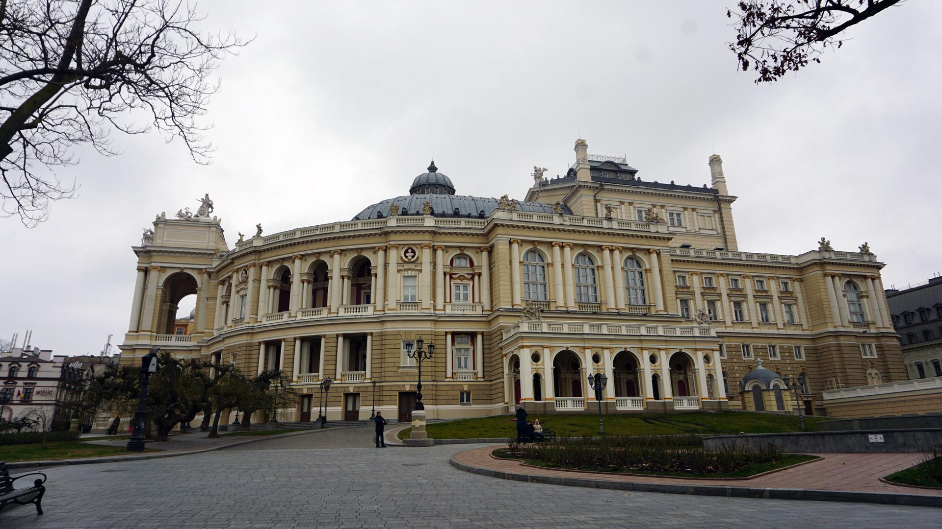 Odesa's opera house is known as the "heart" of the cultural city.