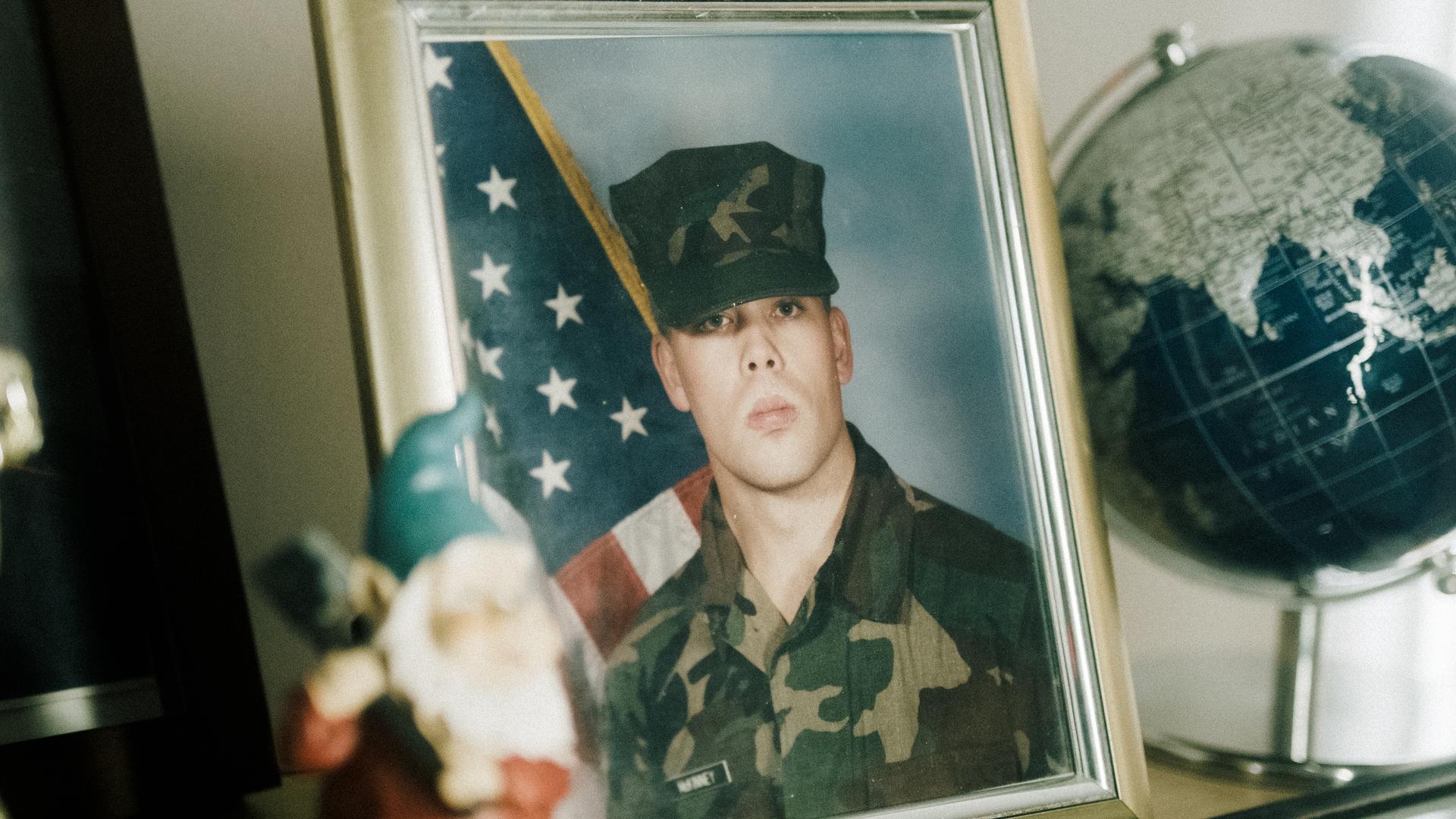 A picture of former marine Richard 