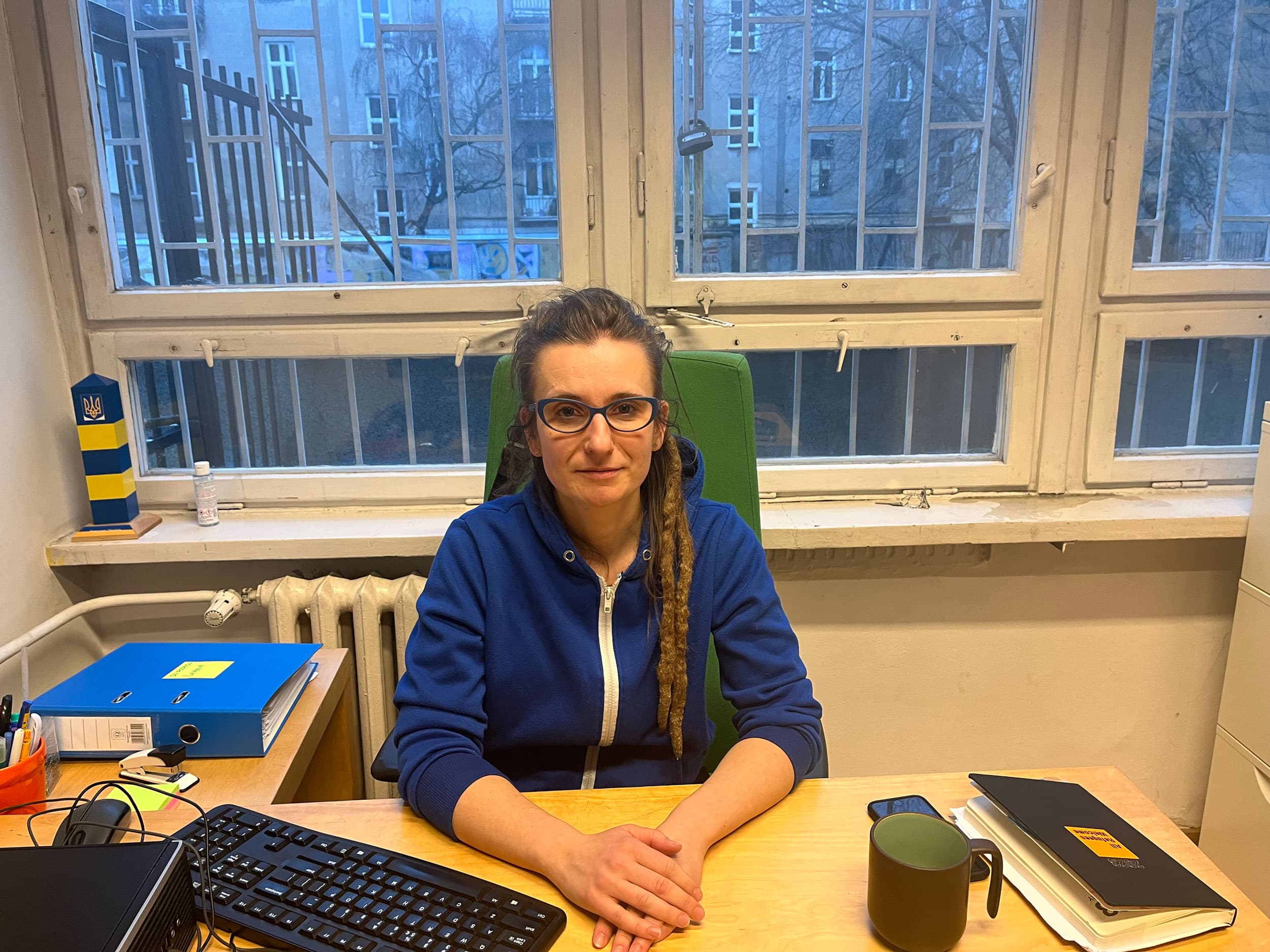 Anna Chmielewska, coordinator of the Help Center for Foreigners with the Ocalenie Foundation.