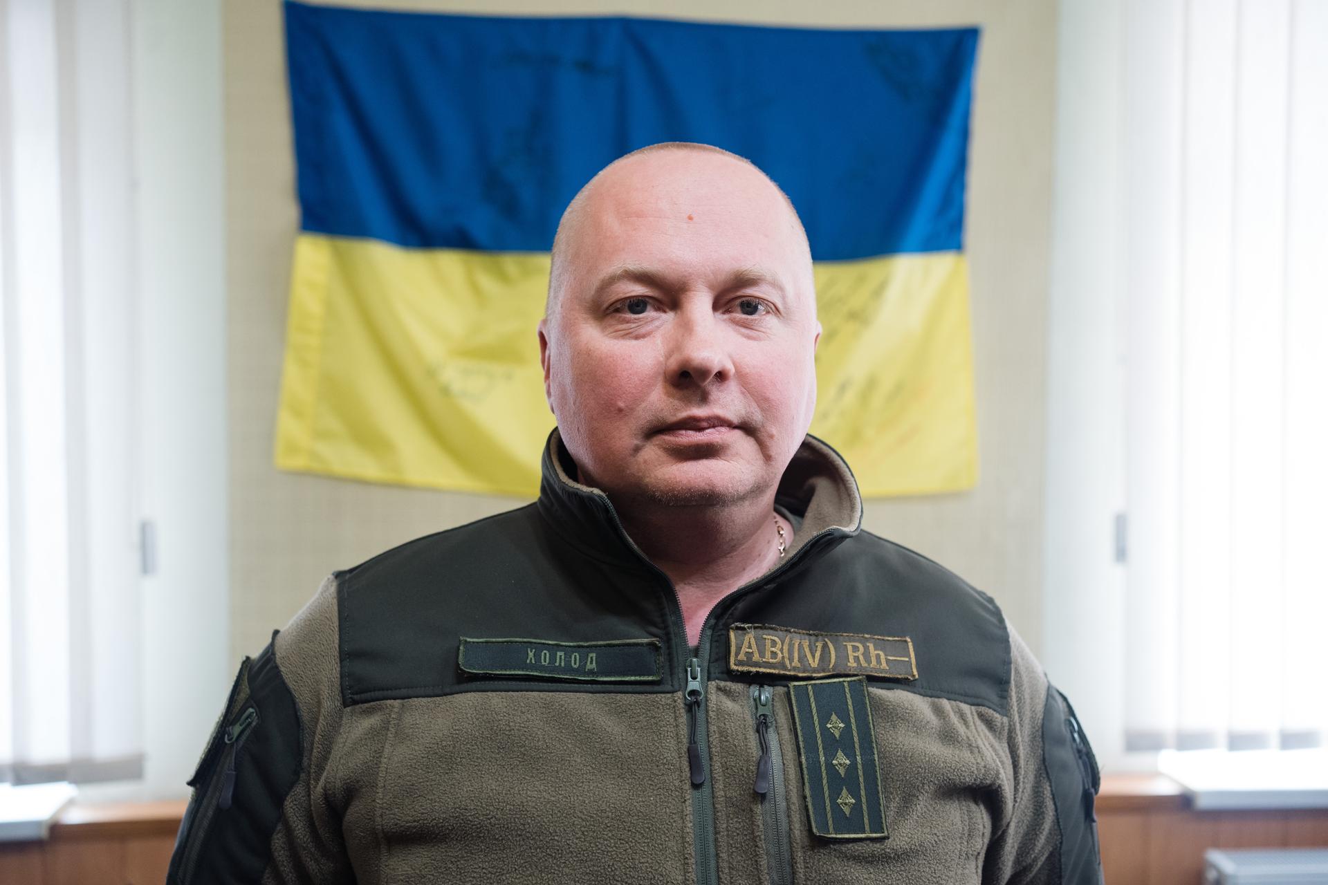 Dmitry Kholod is a deputy warden at Kharkiv Pre-trial Detention Center Number 27.