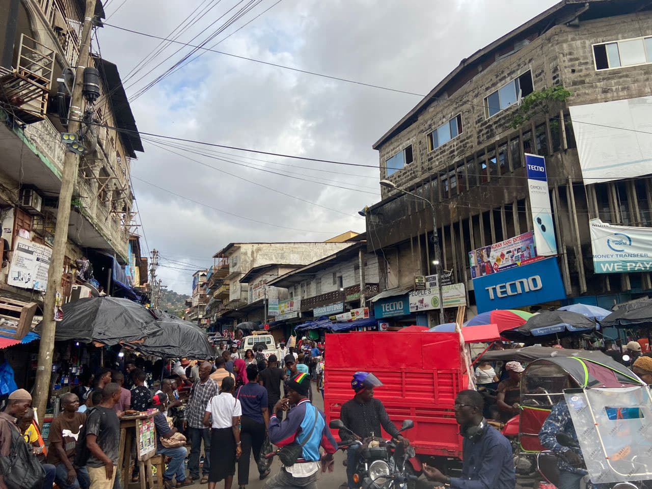 Sierra Leone is a diamond-rich country with nearly 9 million people. But poverty is high with two-thirds of its people living on less than $2 a day.