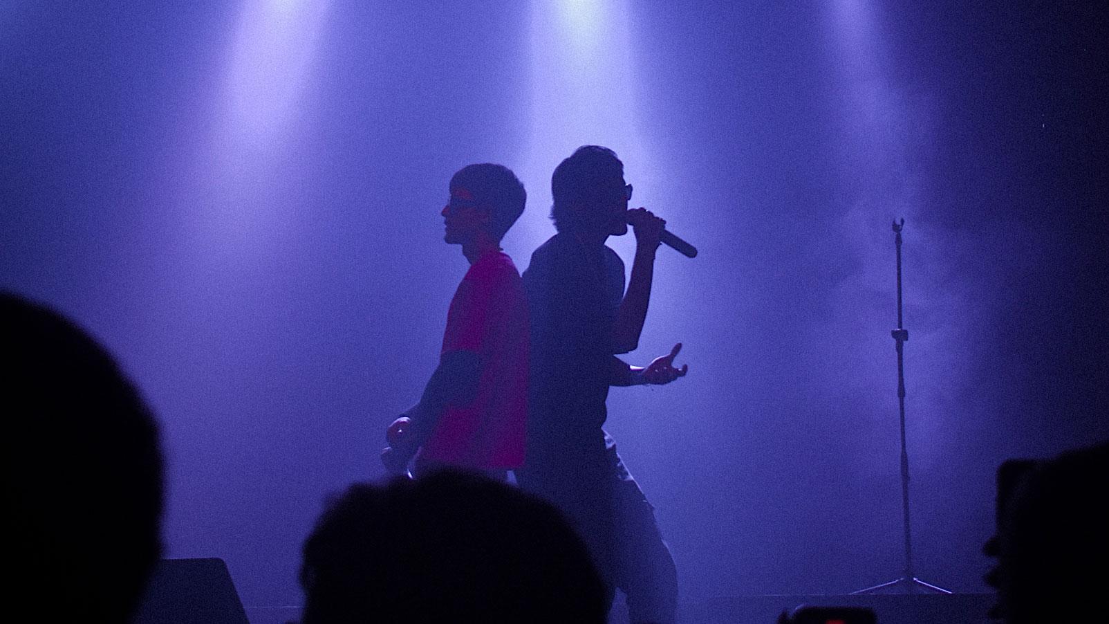Argentine trap artists Keke (right) and Sosa (left). 