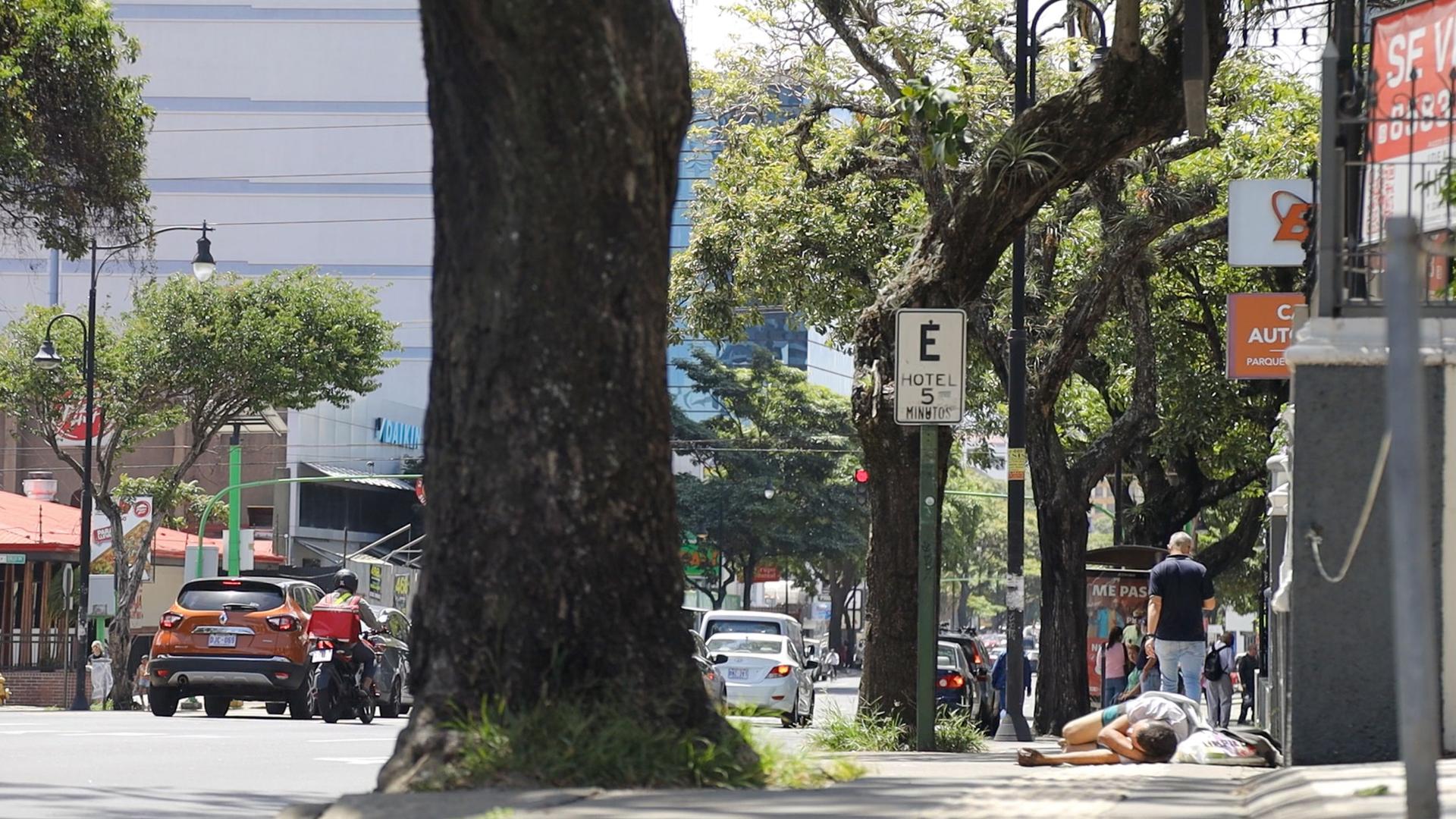 Rising poverty, unemployment, and inflation have plagued Costa Rica. Every few blocks, a person is passed out or sleeping on the street.