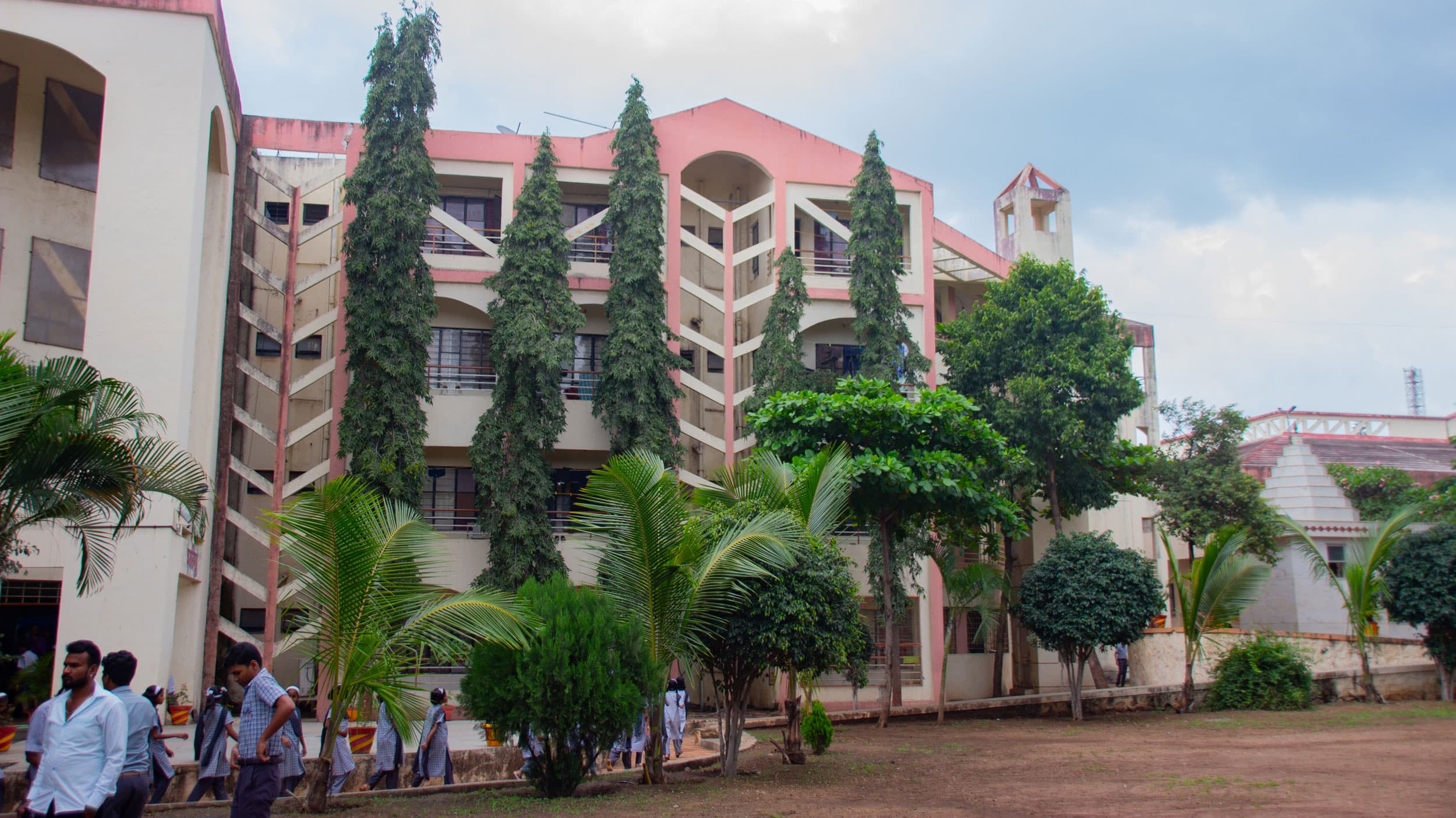 Bharatiya Jain Sanghatana campus is currently home to about 400 students affected by natural disasters and other crises.