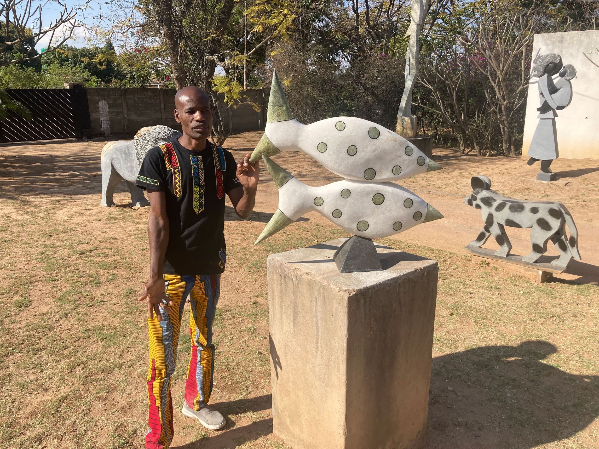 Dominic Benhura is an artist and curator.