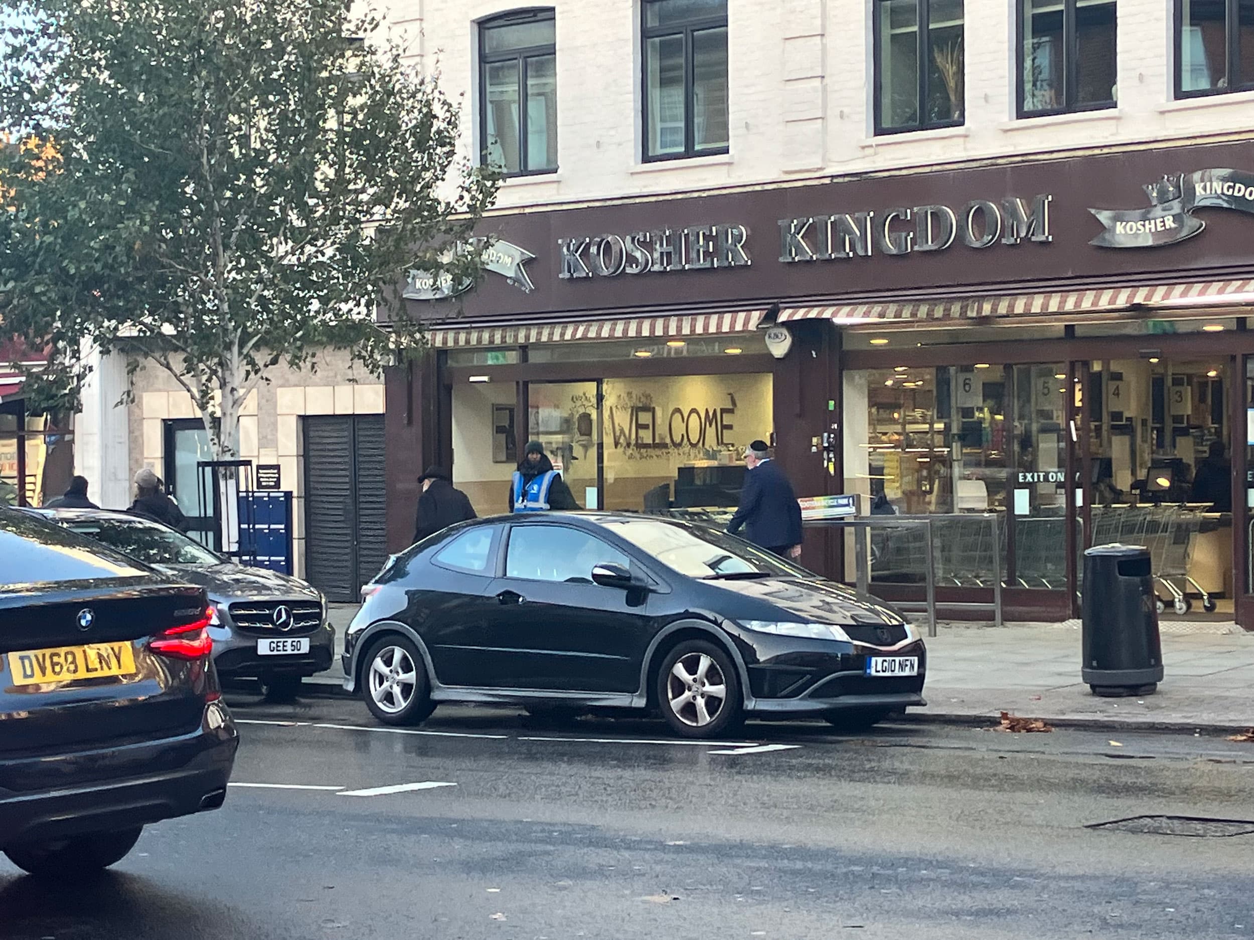A kosher grocery store in Golders Green.